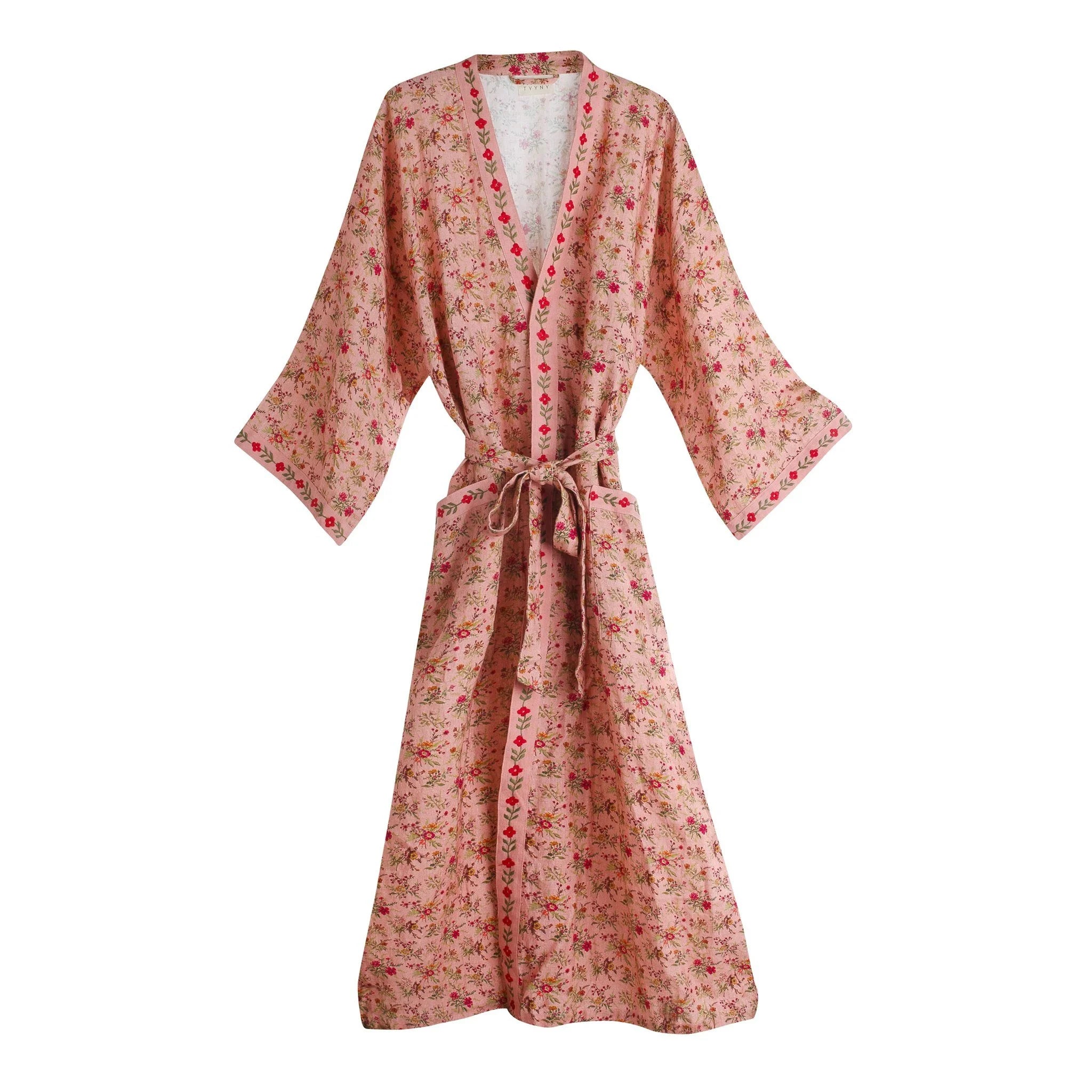 Prairie floral dressing gown / housecoat, peony – Projektityyny