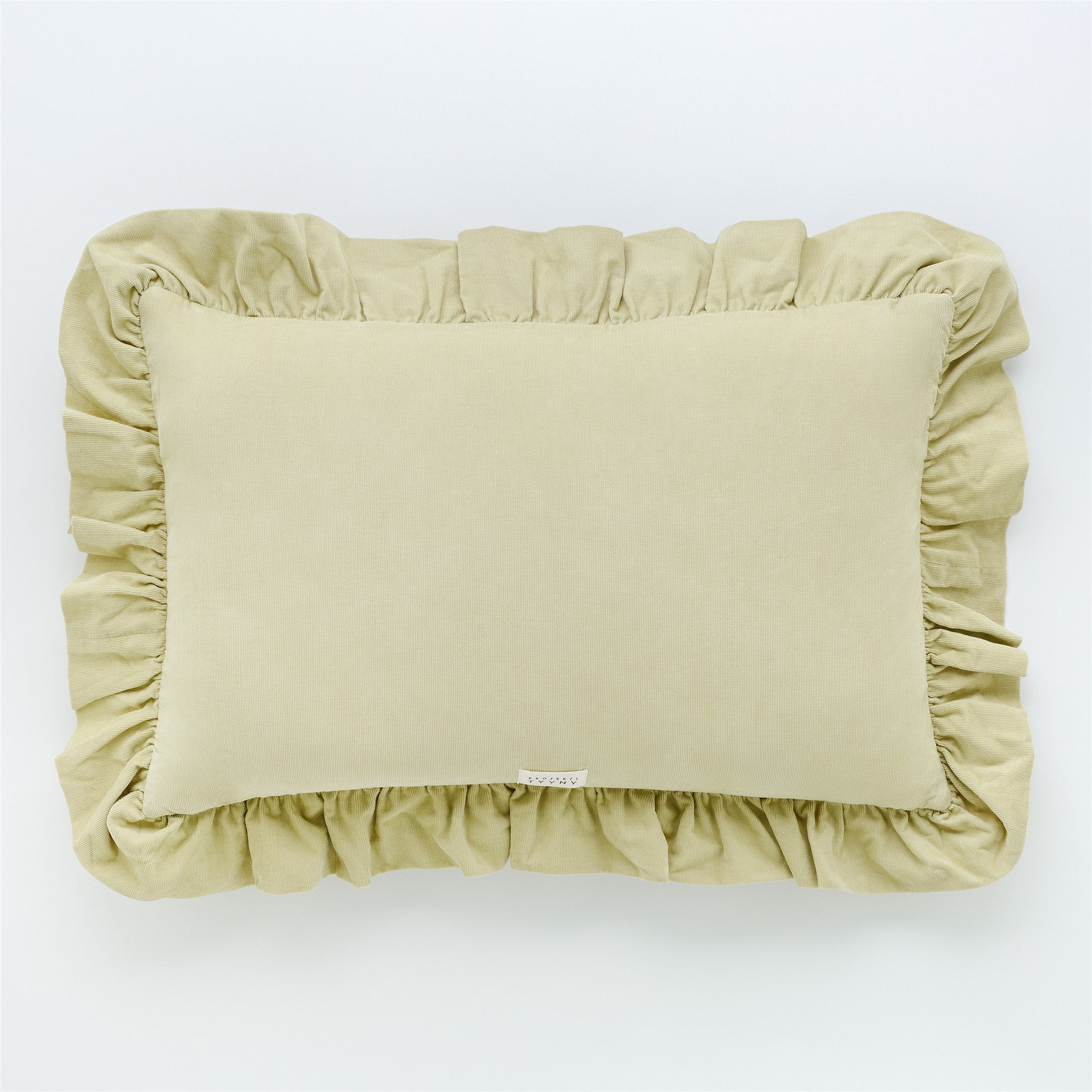 Harlequin cord cushion, macaron