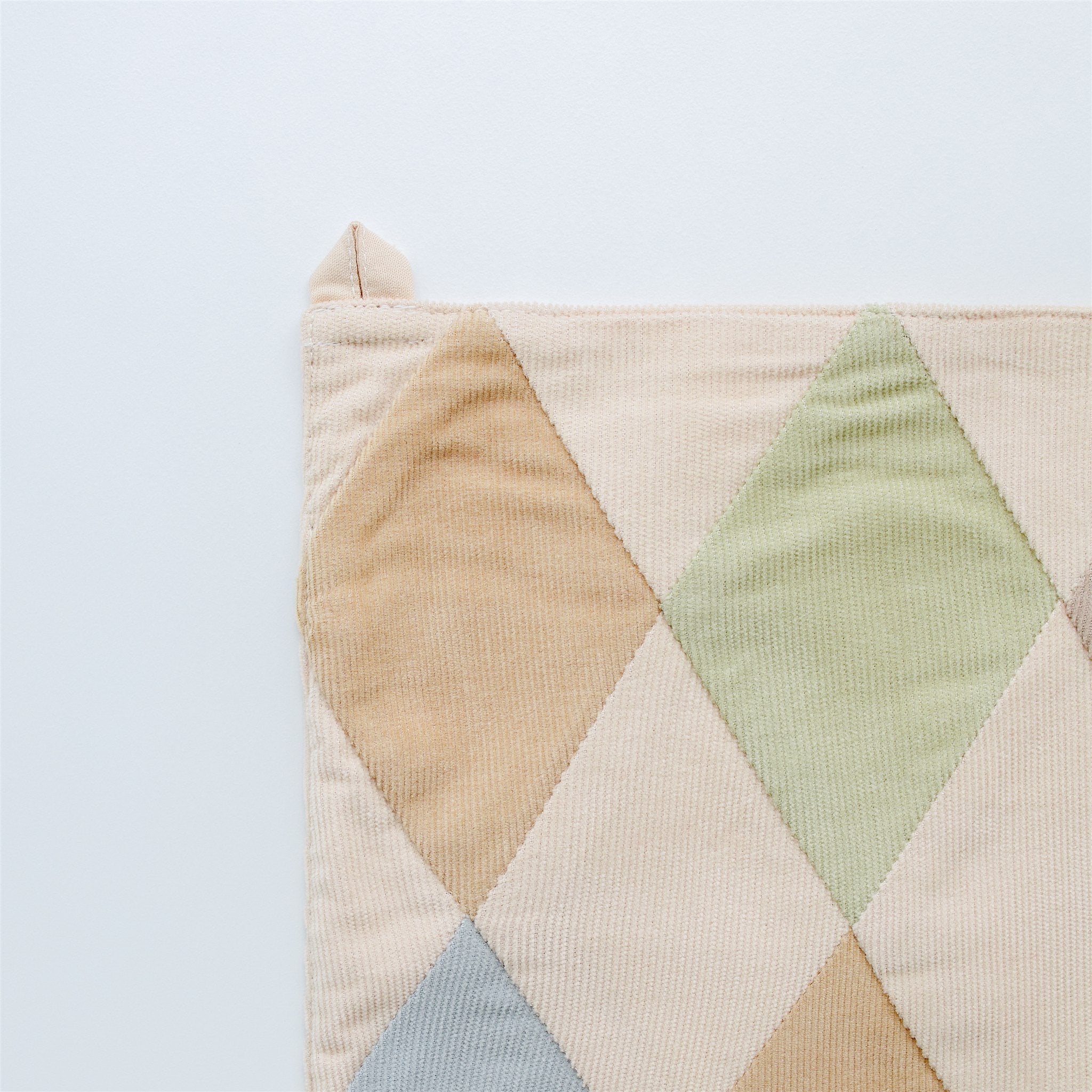 Harlequin patchwork toran, macaron