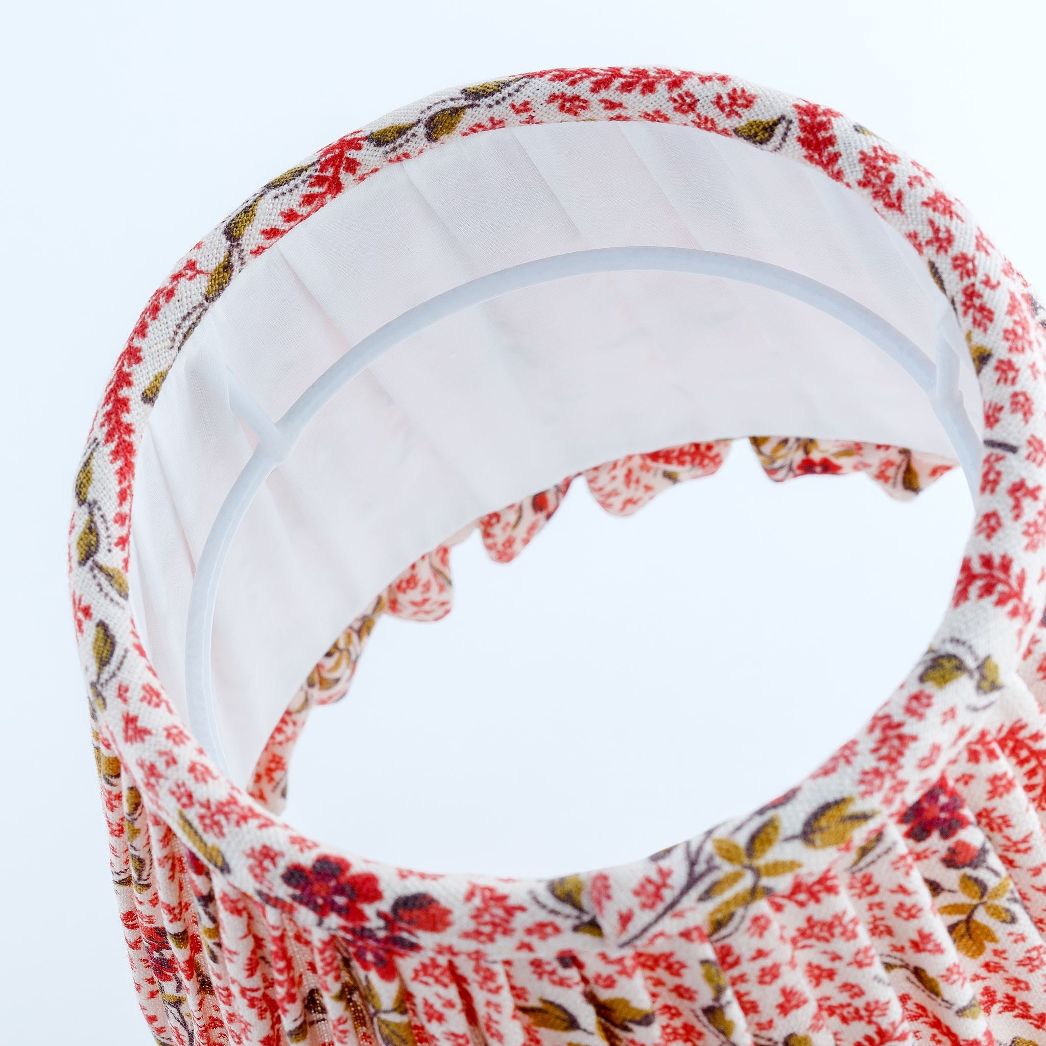 Rosalie Vine frill lampshade, pink