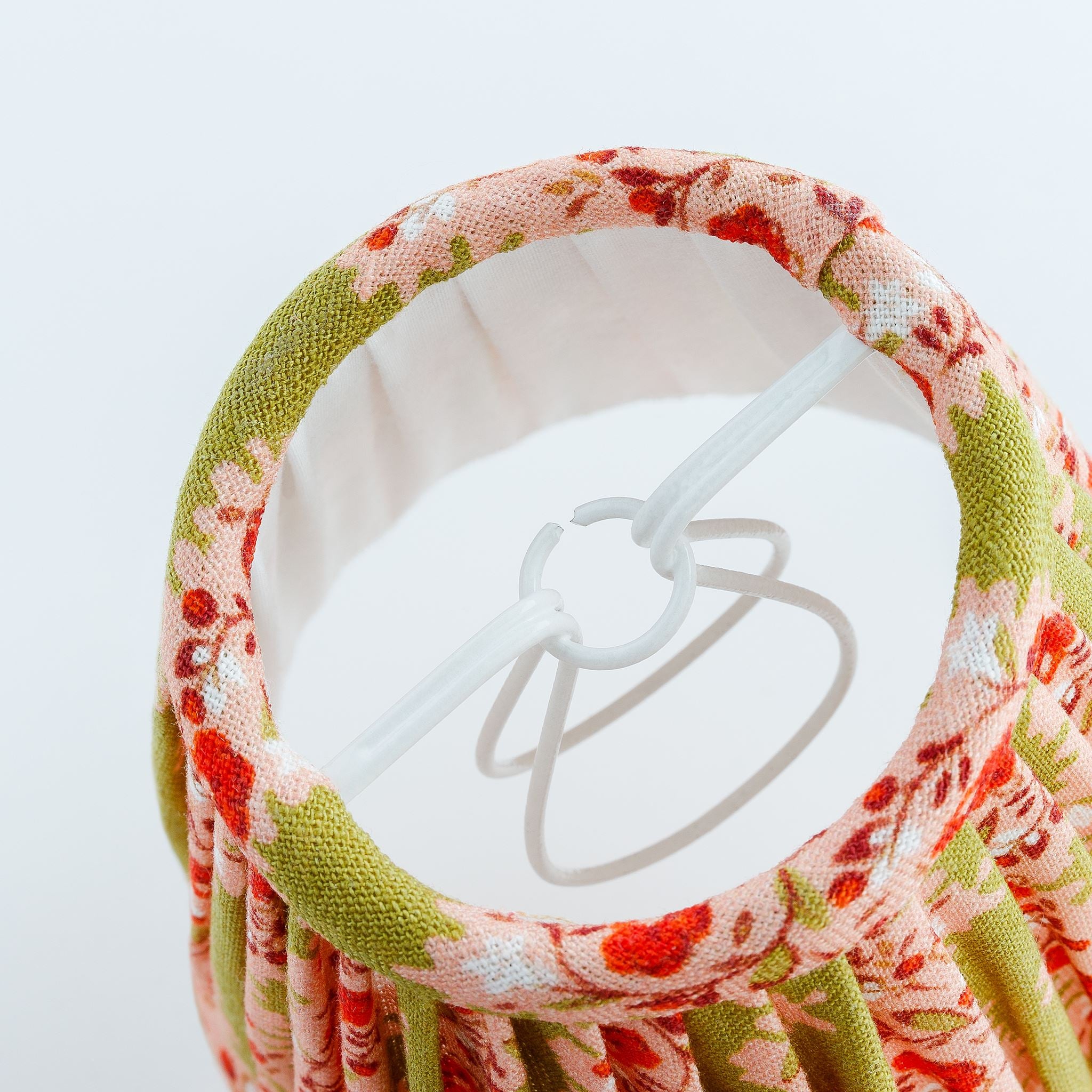 Hedgerow stripe 'candle clip' lampshade, nocharella