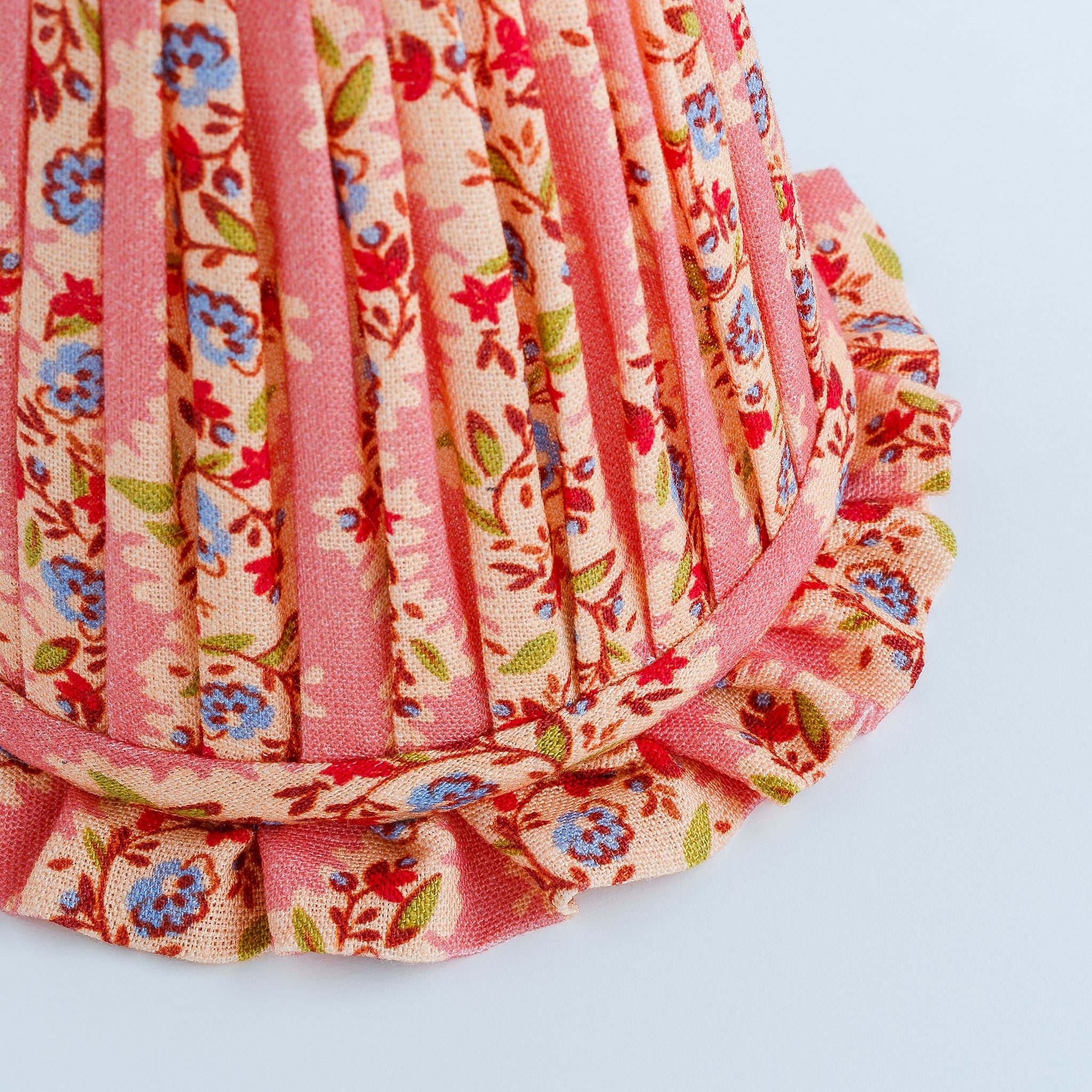 Hedgerow stripe 'candle clip' lampshade, pink