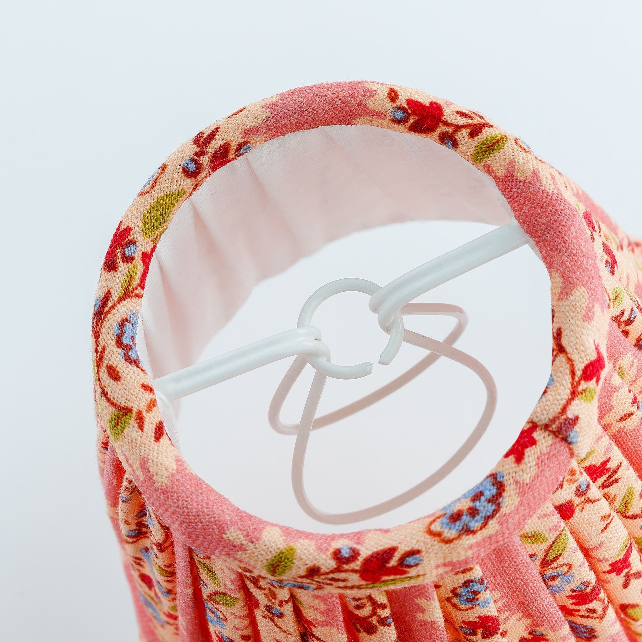 Hedgerow stripe 'candle clip' lampshade, pink