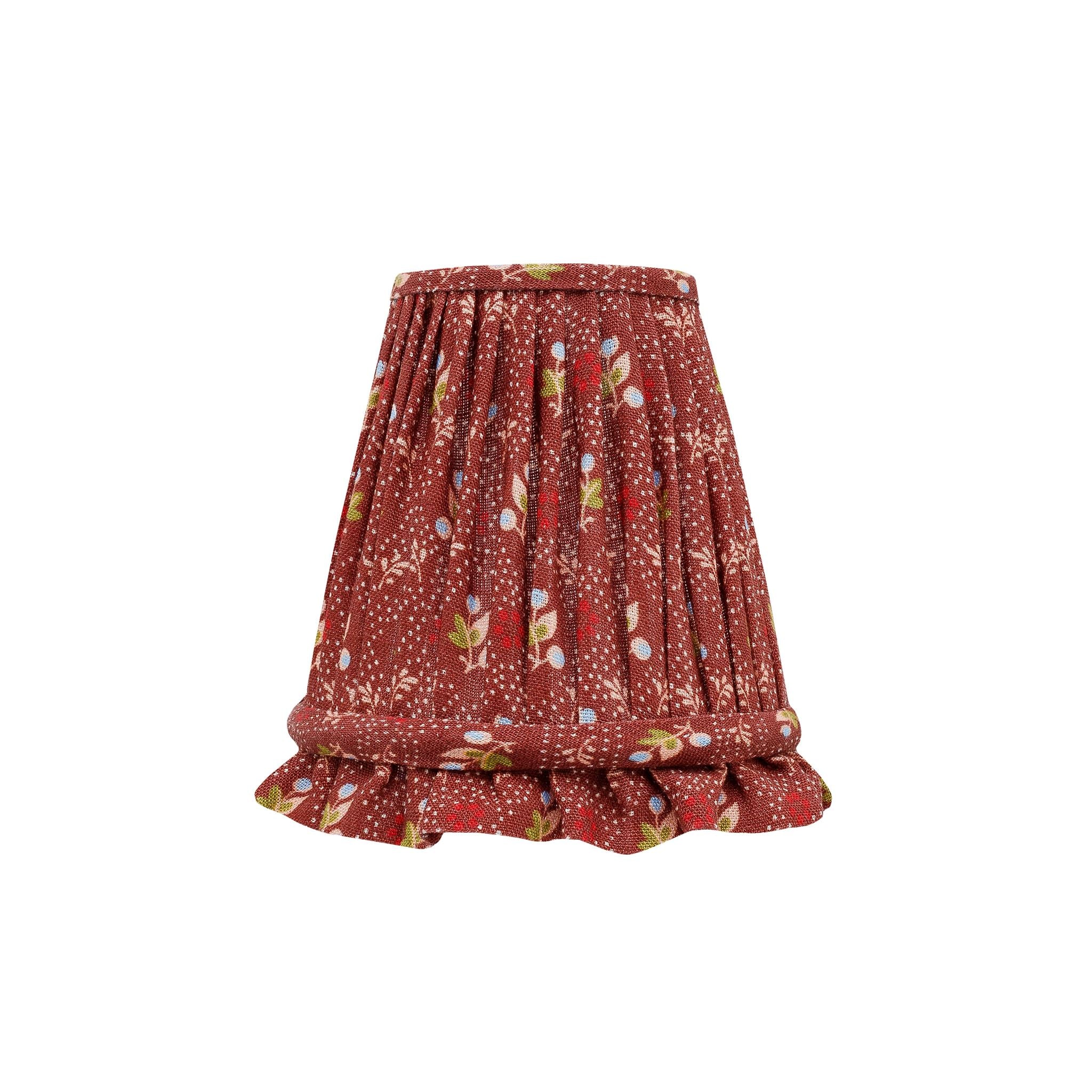 Tähti 'candle clip' lampshade, cacao