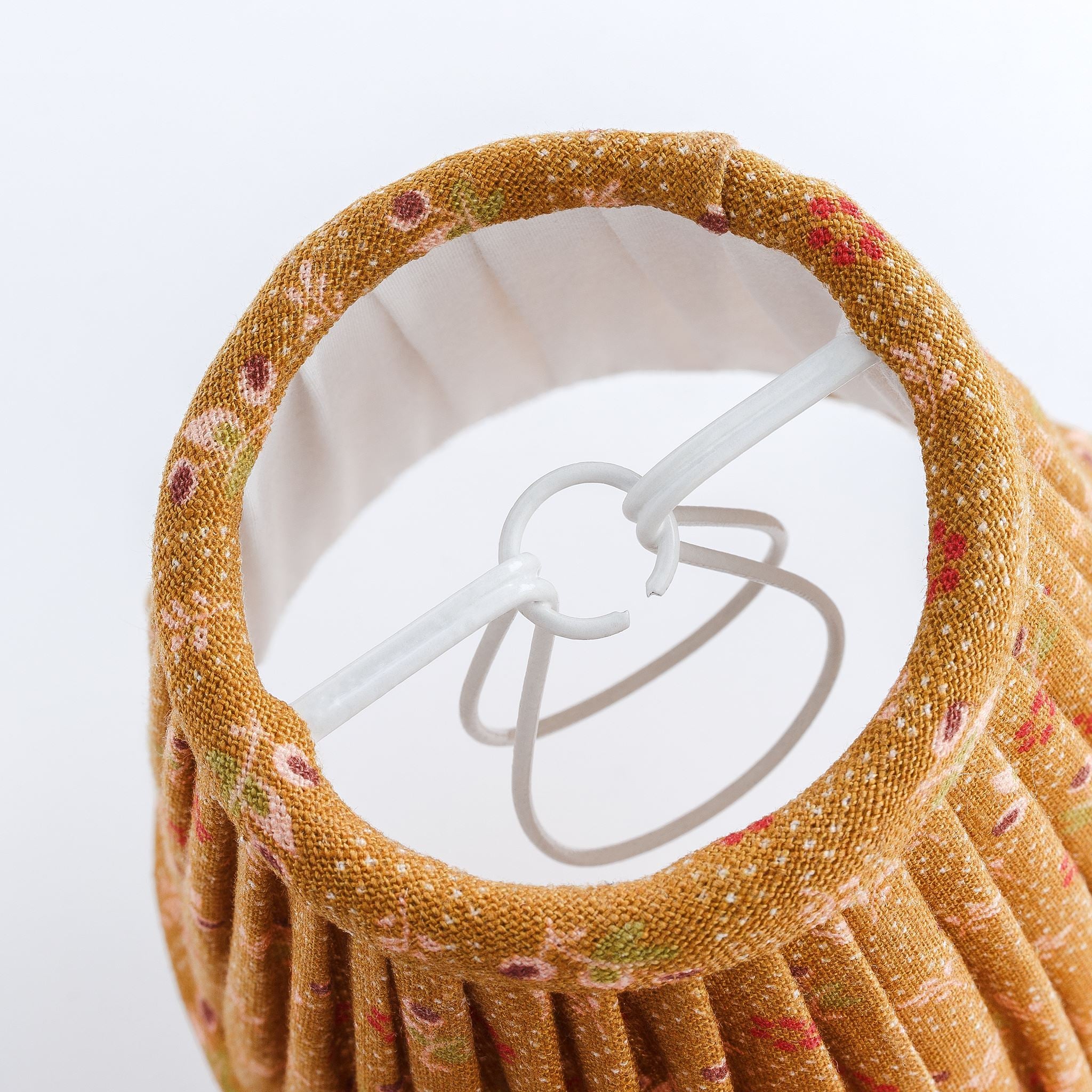 Tähti 'candle clip' lampshade, turmeric