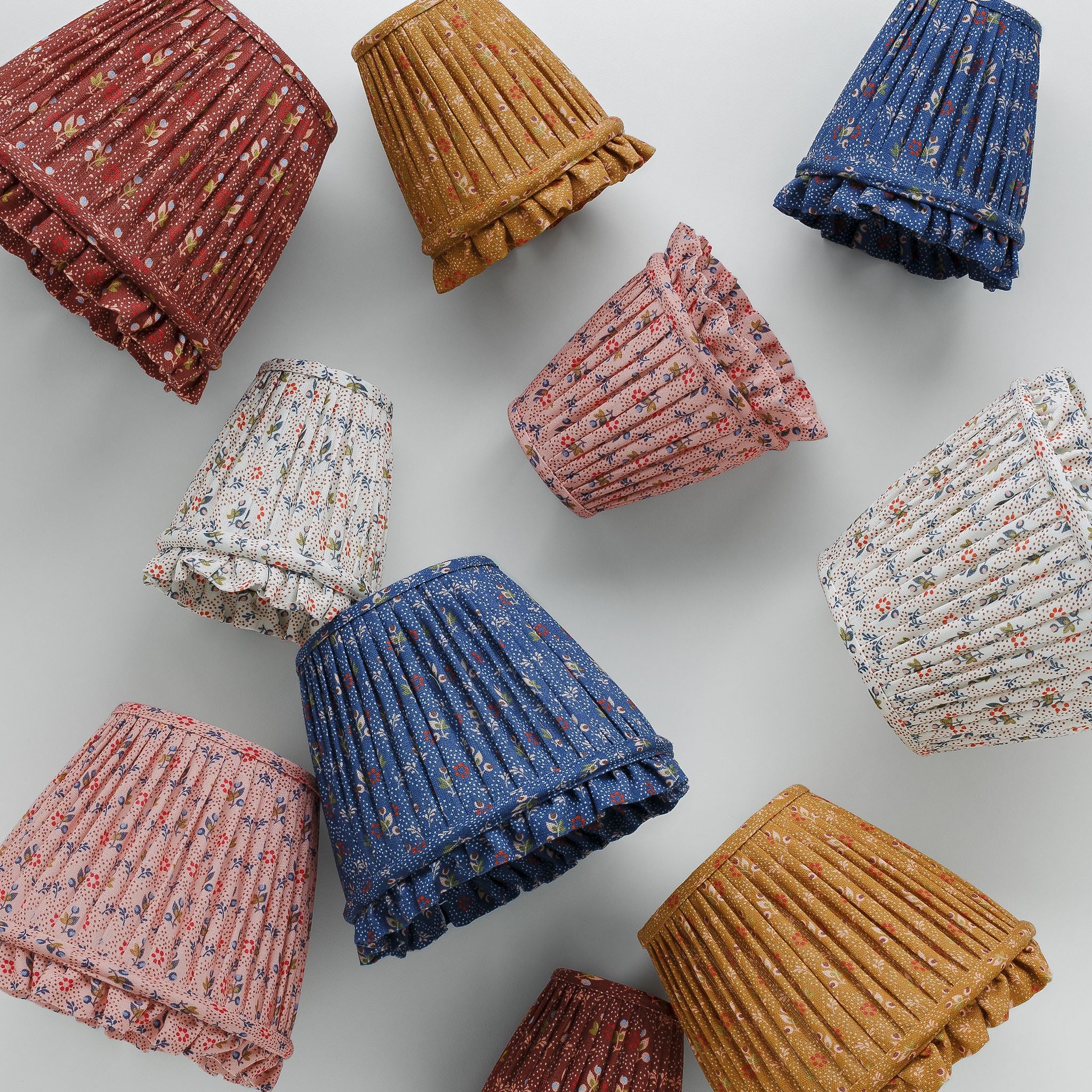 Tähti frill lampshade, cacao
