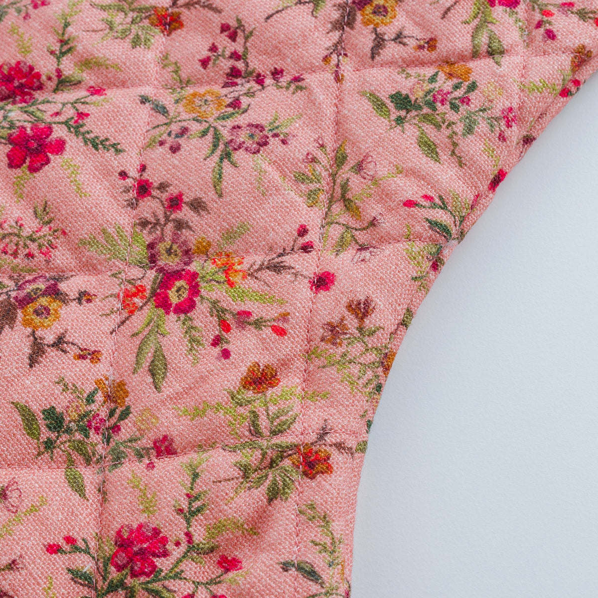 Prairie floral Christmas stocking, peony