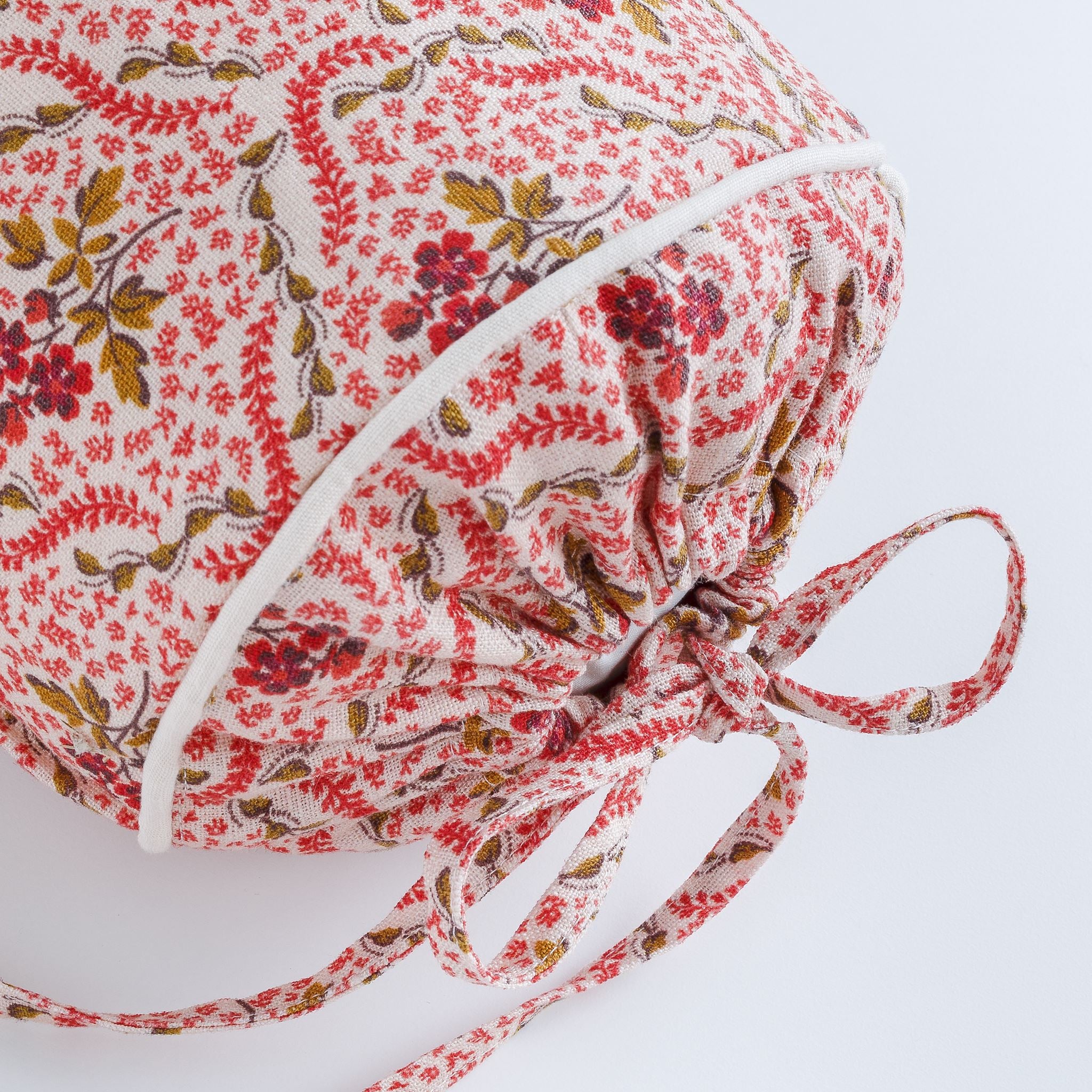 Rosalie Vine bolster cushion, pink