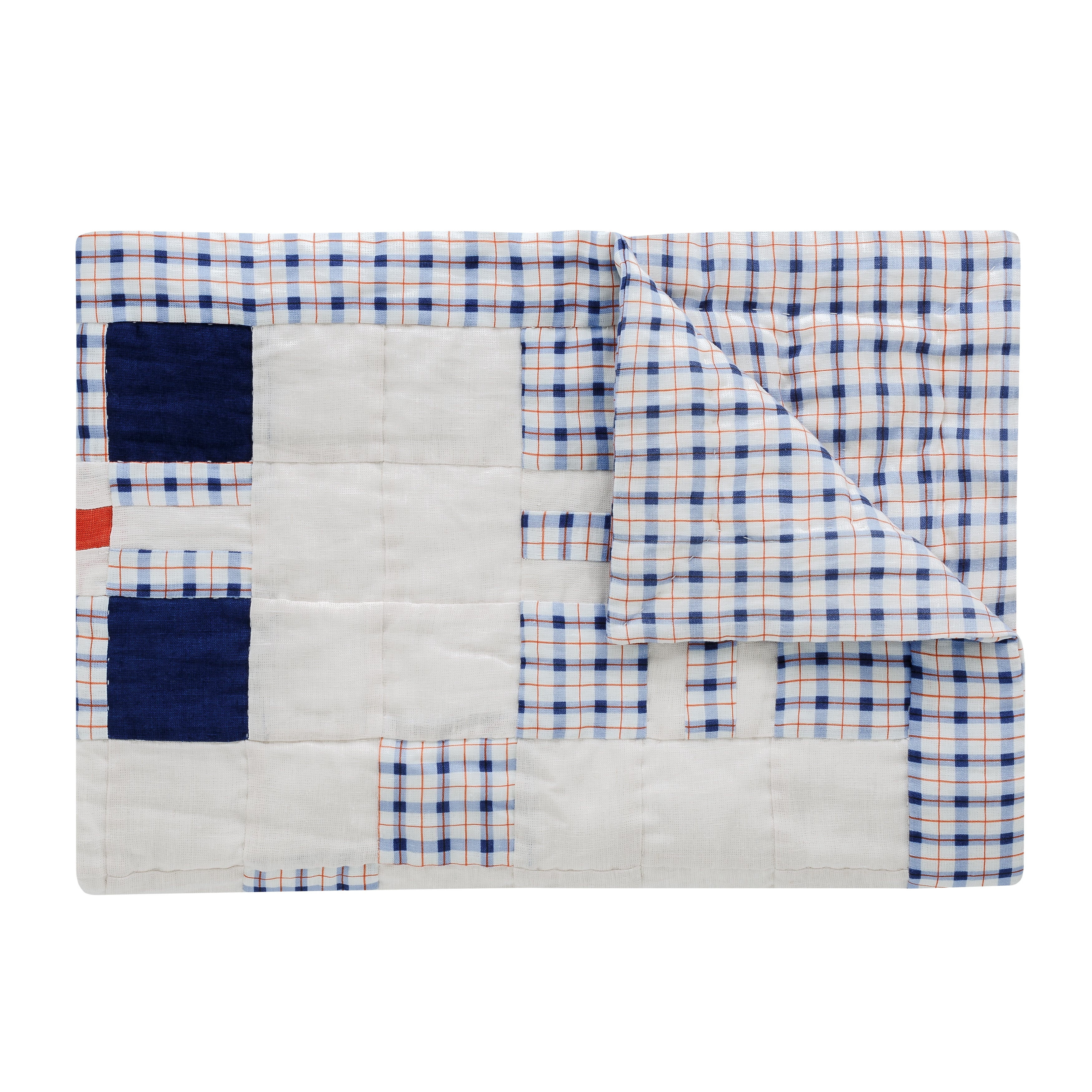 Harbour check BABY quilt