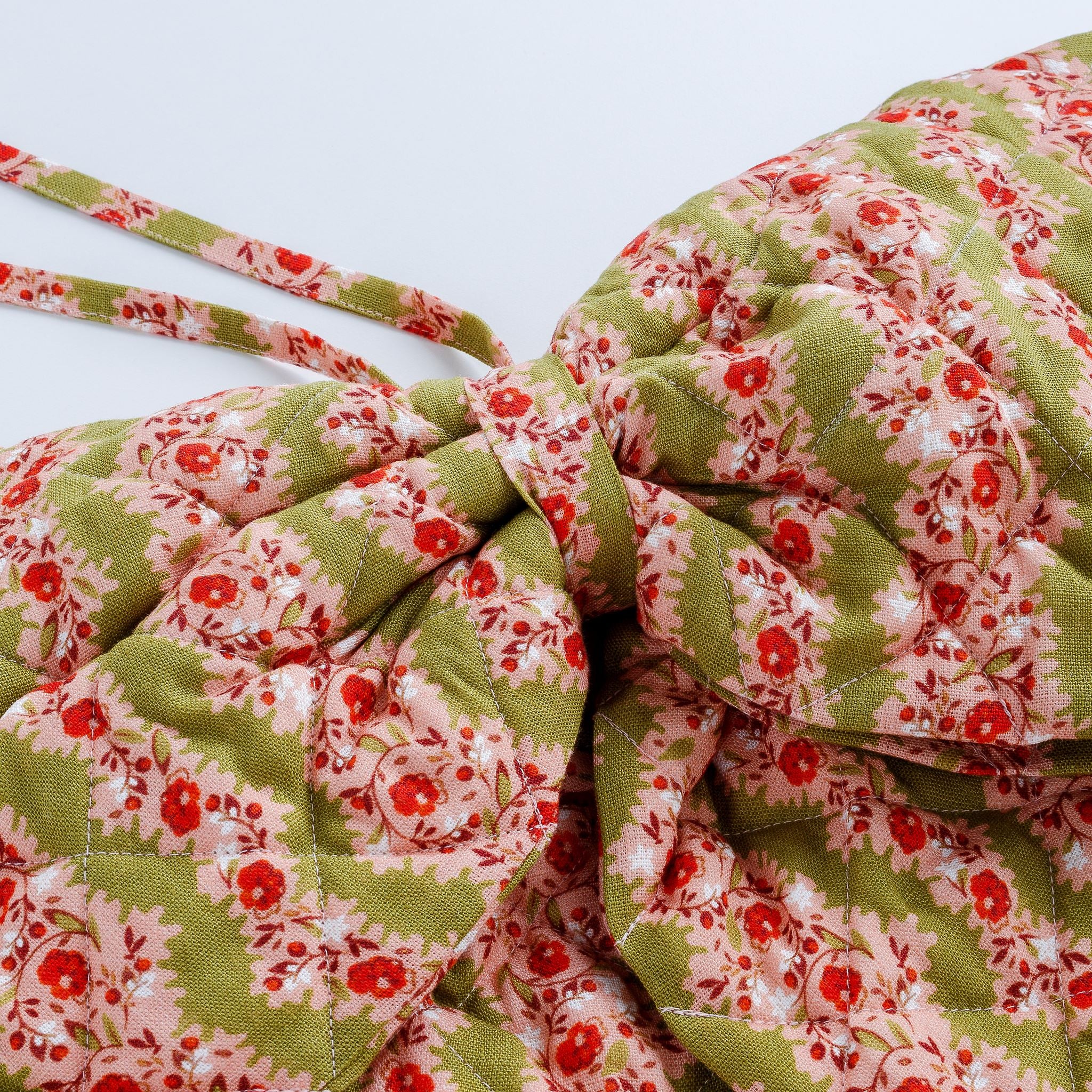 Hedgerow stripe quilted bow, nocharella