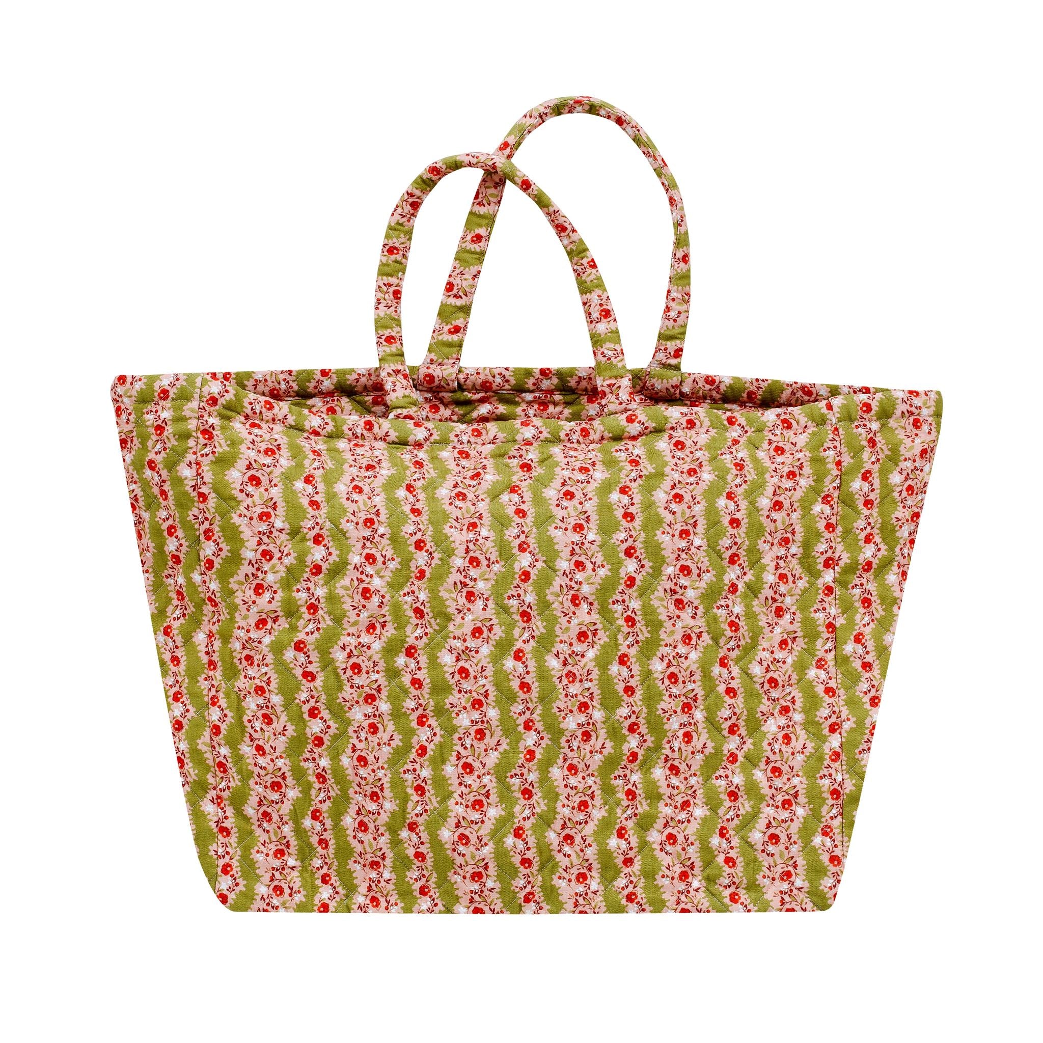 Hedgerow stripe quilted bag, nocharella