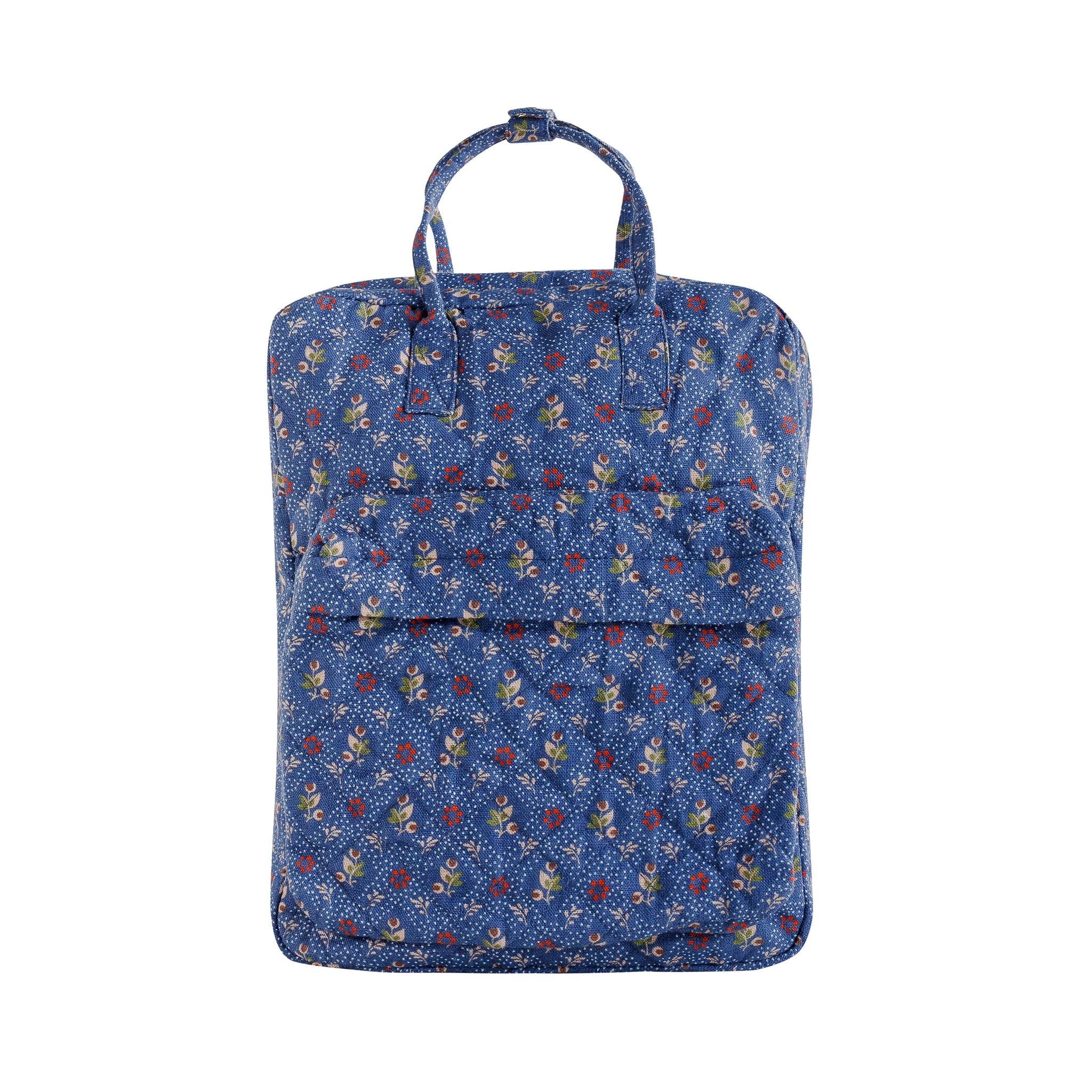 Tähti quilted kids rucksack, navy