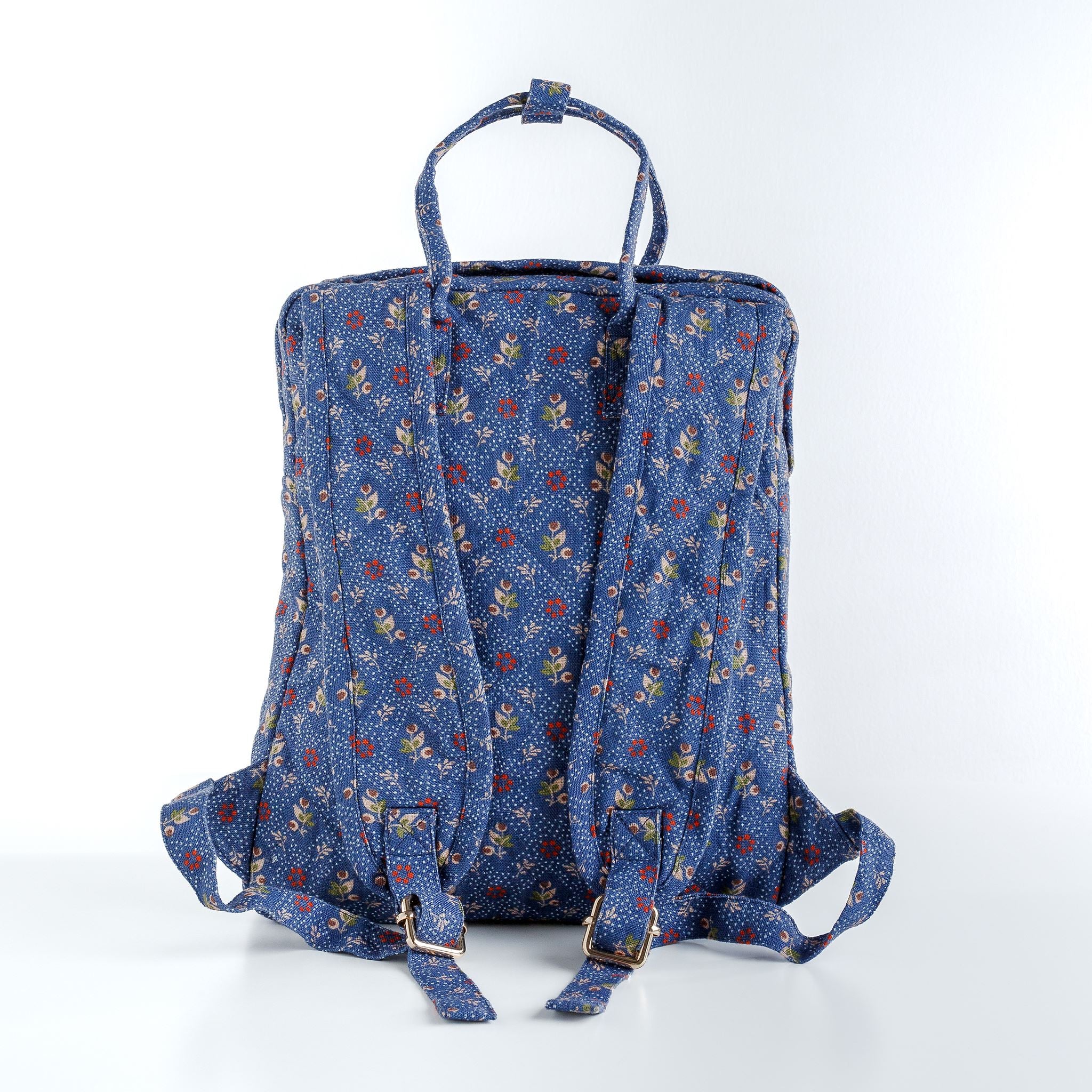 Tähti quilted kids rucksack, navy