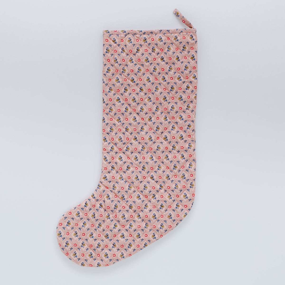 Tähti patchwork Christmas stocking, pink
