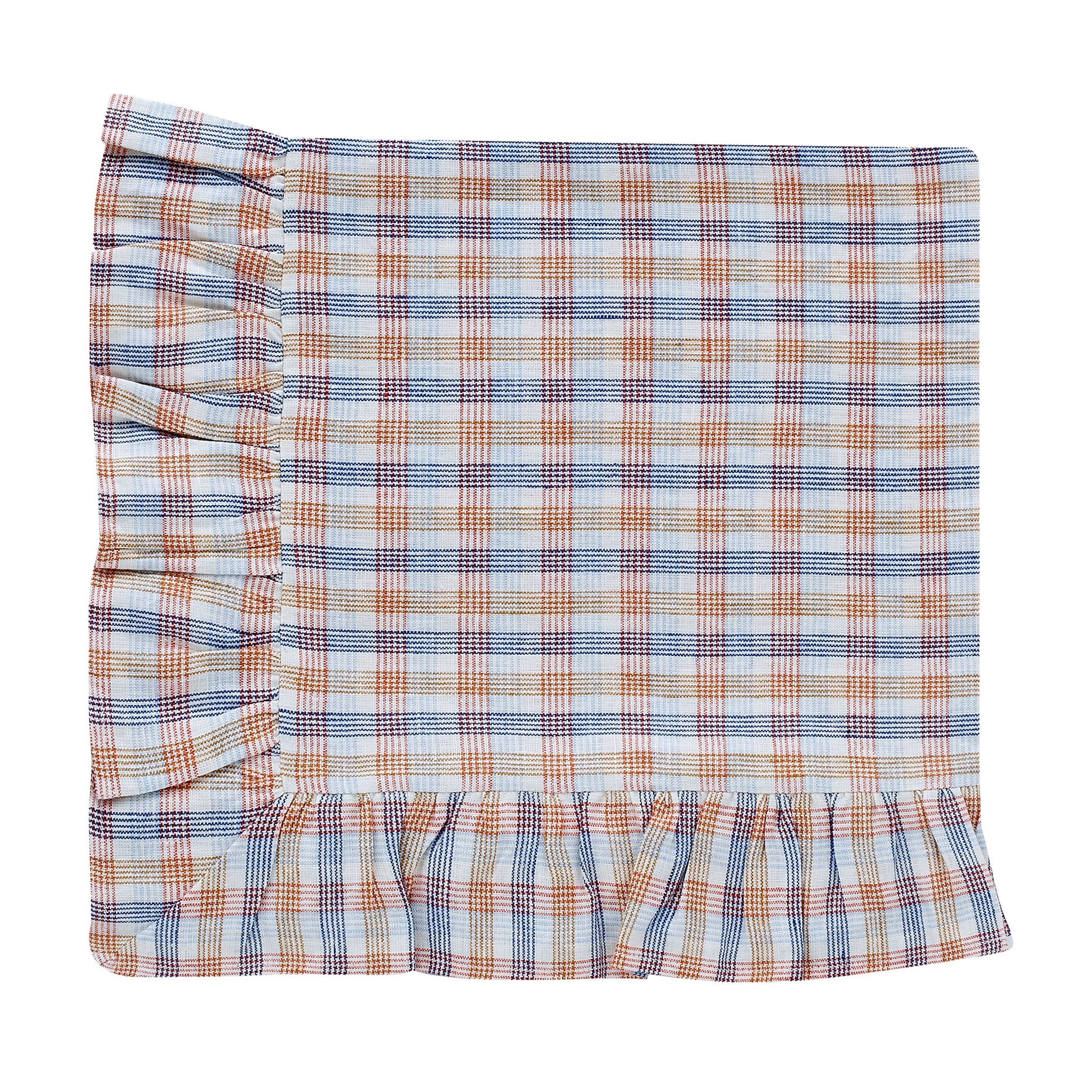 Mökki check tablecloth, navy