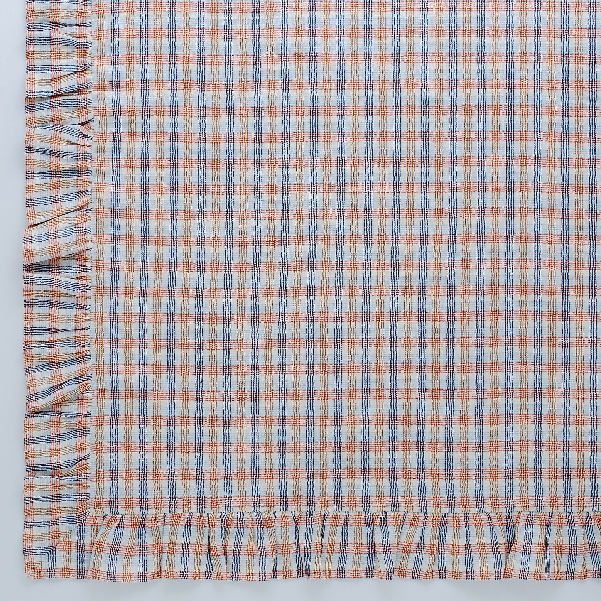 Mökki check tablecloth, navy
