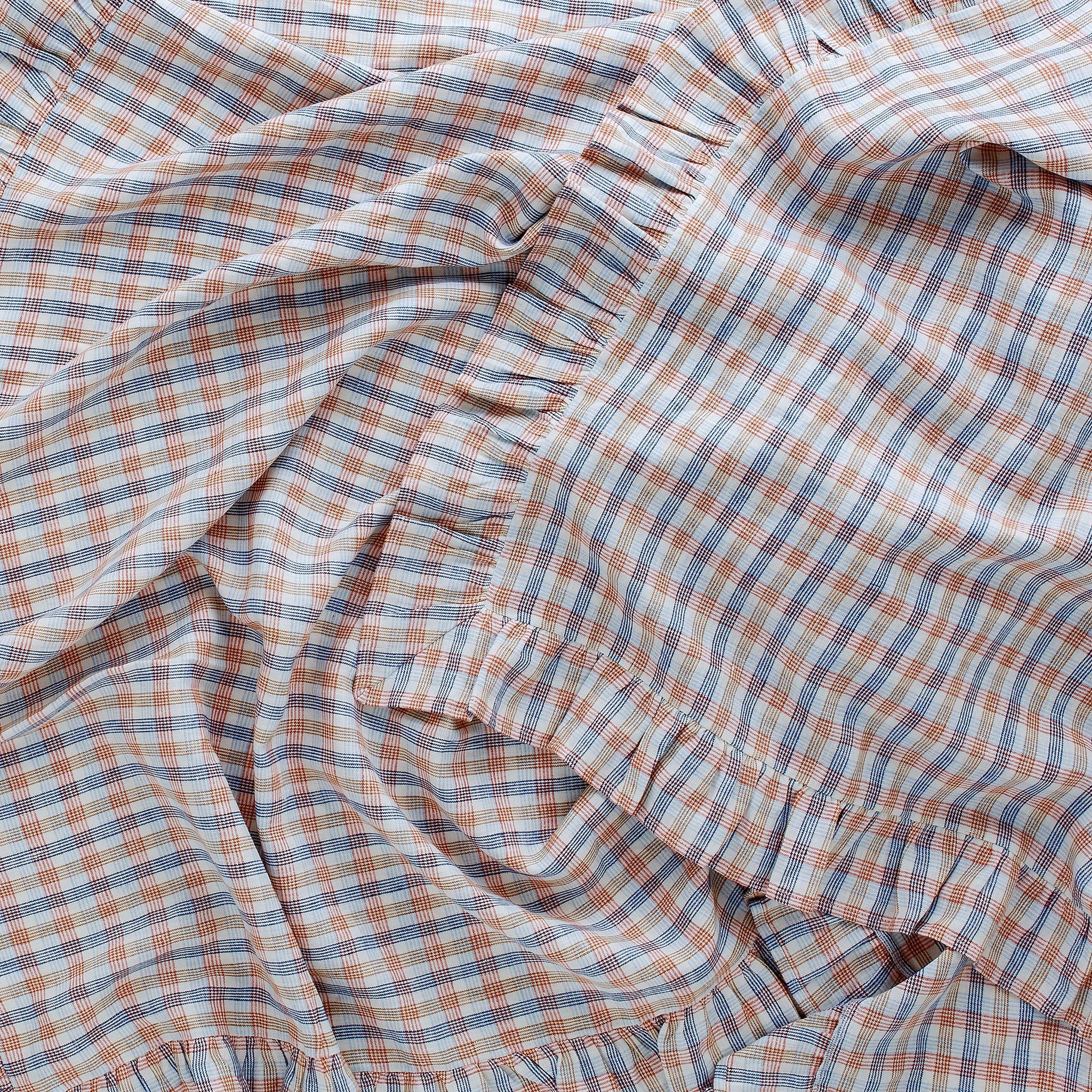 Mökki check tablecloth, navy