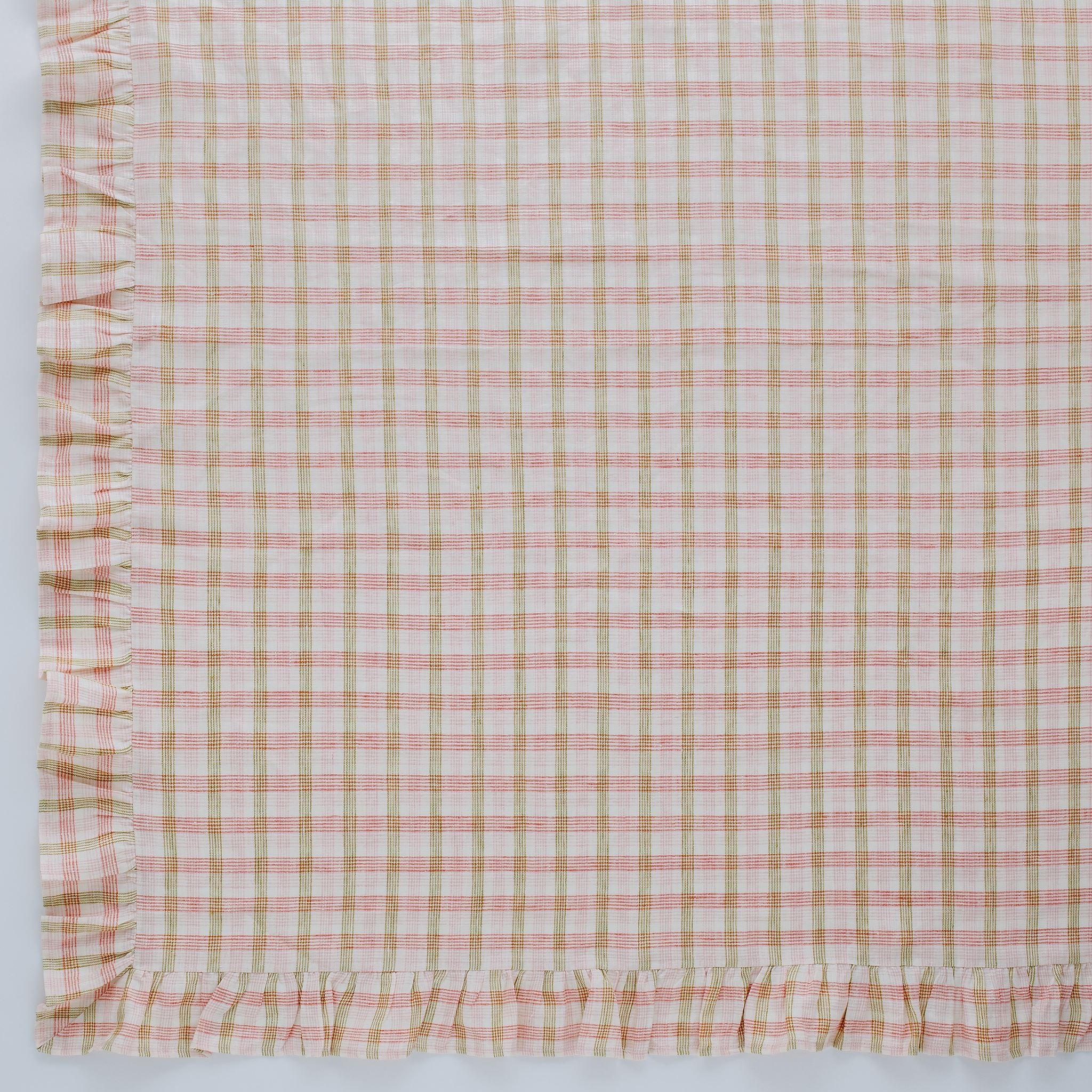 Mökki check tablecloth, pink
