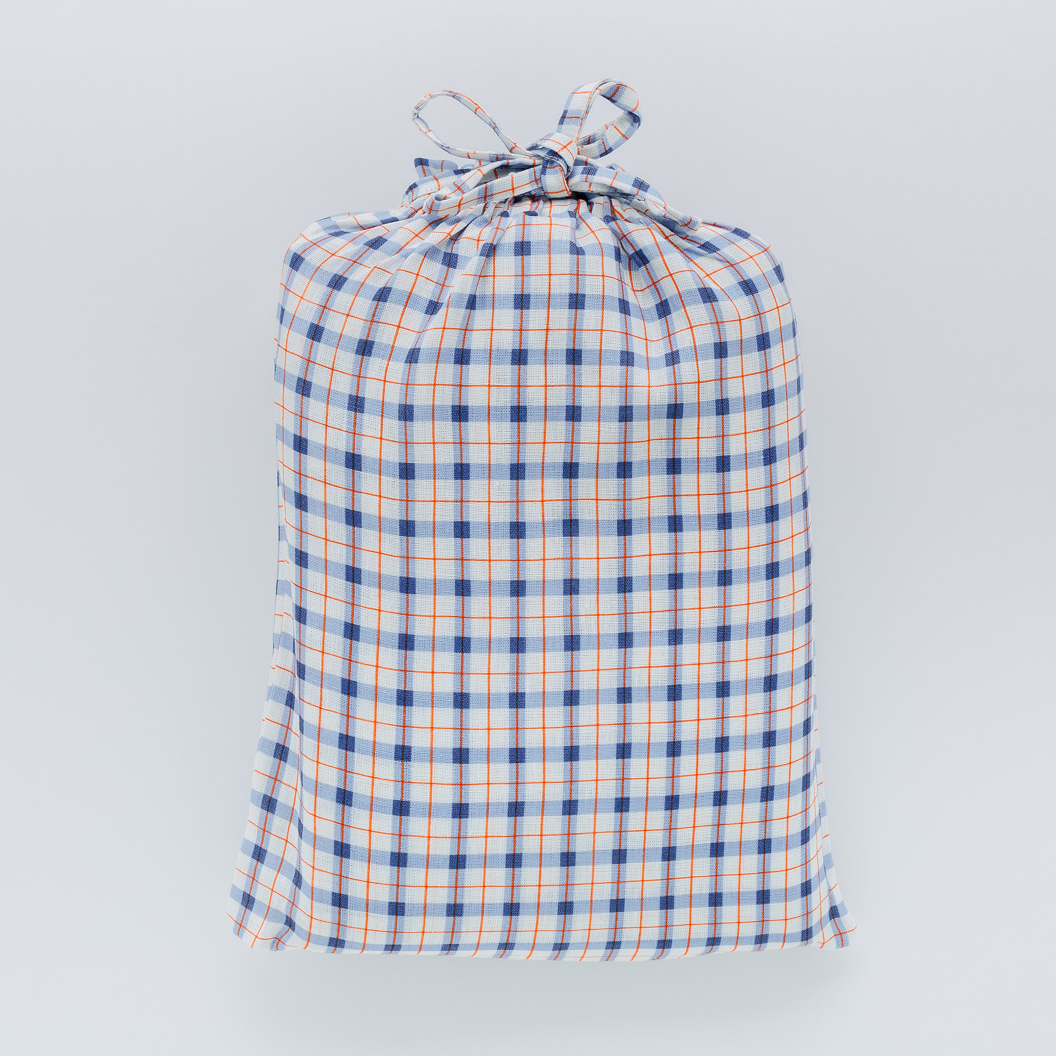 Harbour check bedding set in a bag