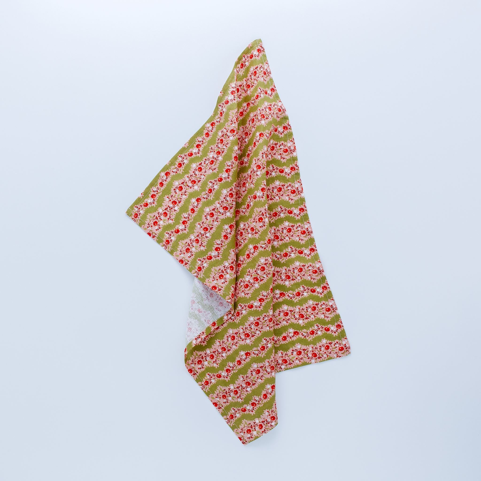 Hedgerow stripe tea towels