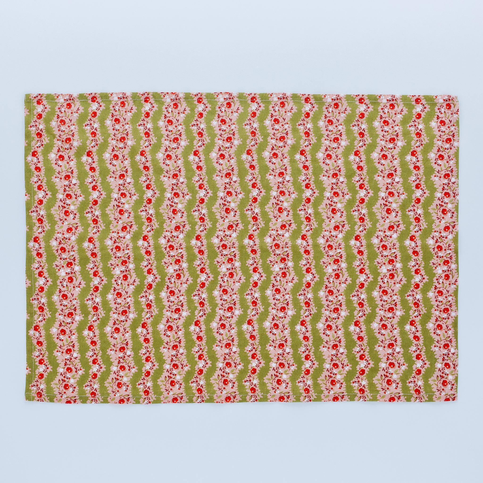 Hedgerow stripe tea towels