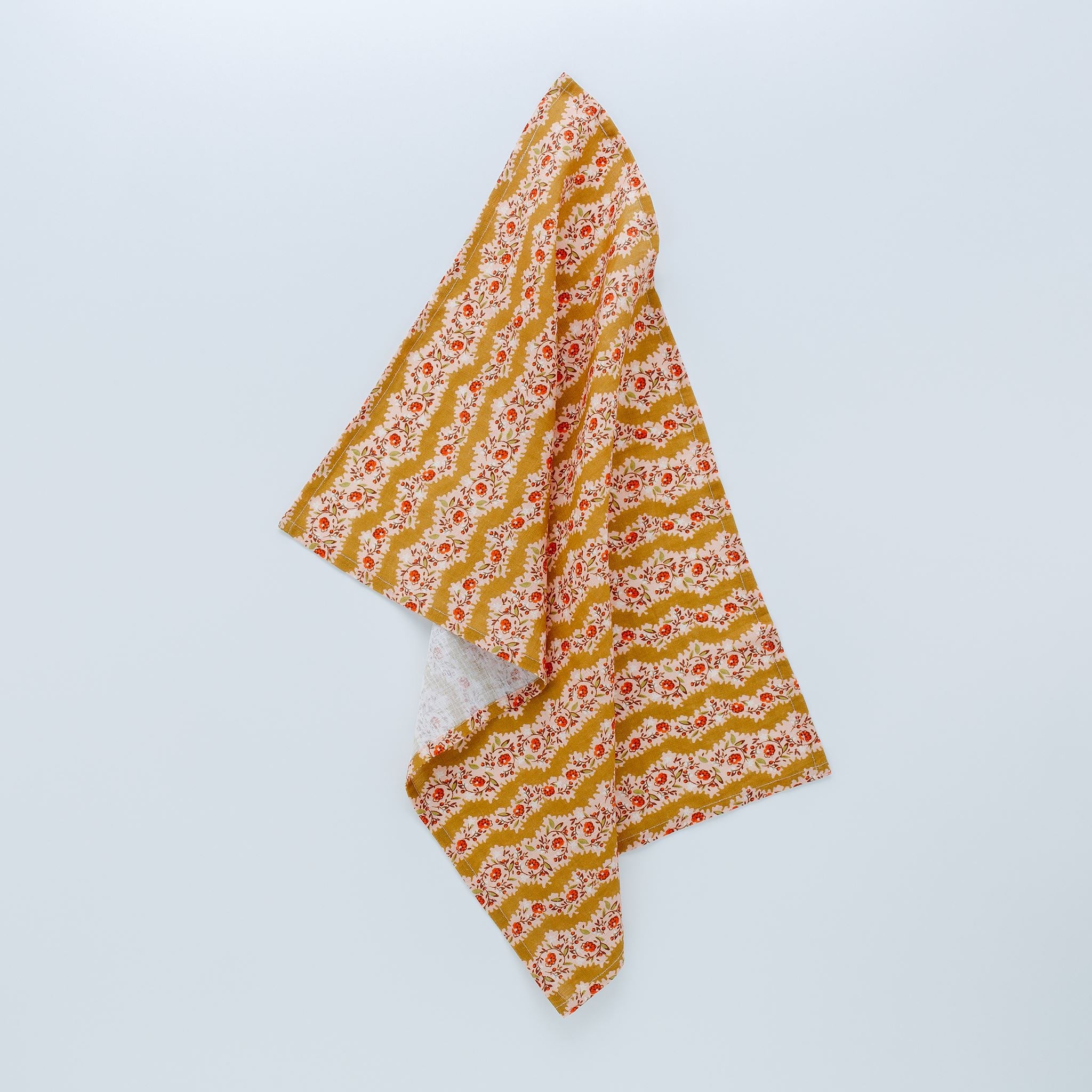 Hedgerow stripe tea towels