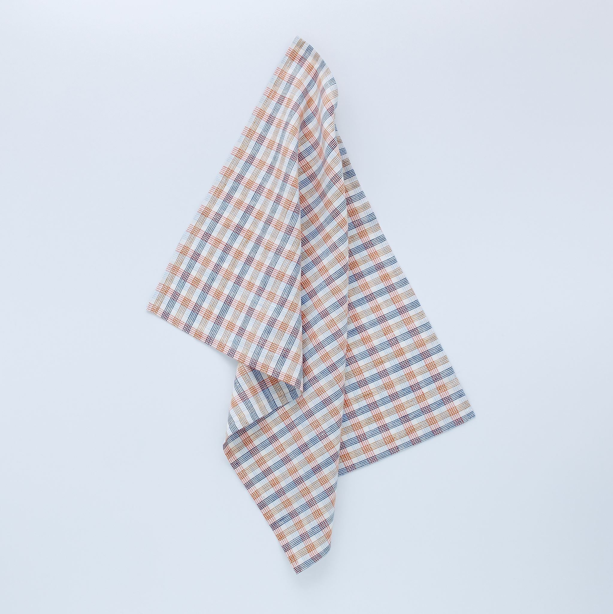 Mökki check tea towels