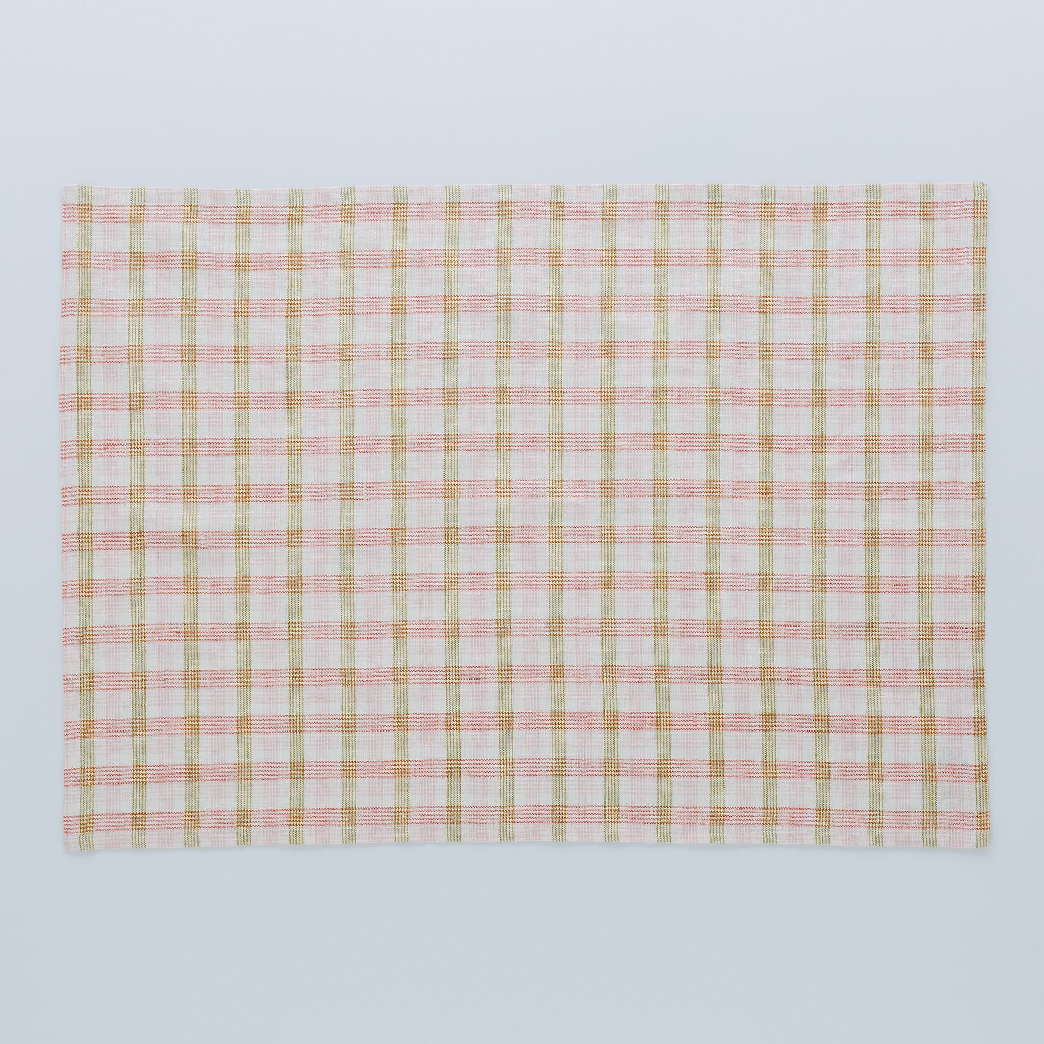 Mökki check tea towels