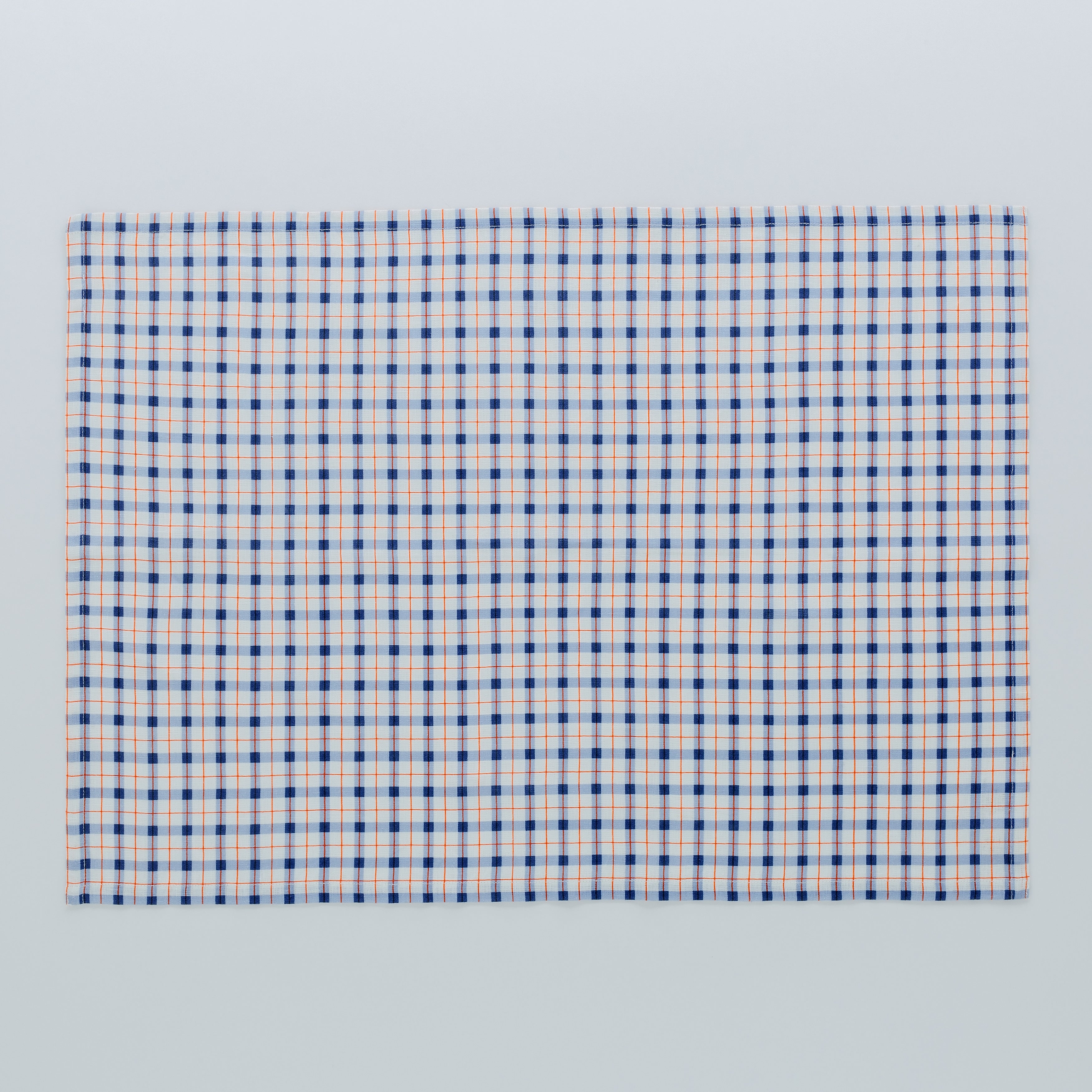 Harbour check tea towel