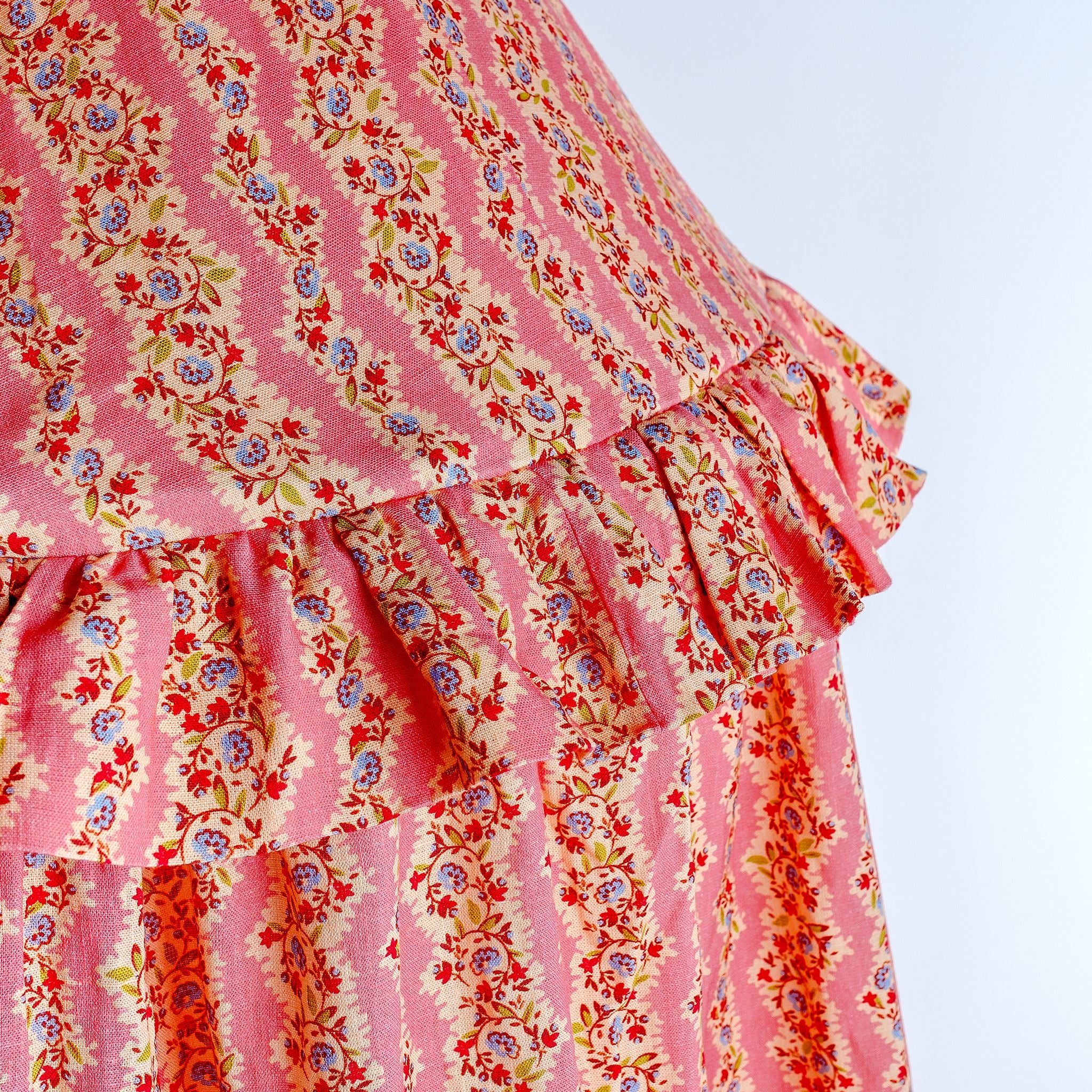 Hedgerow stripe canopy, pink