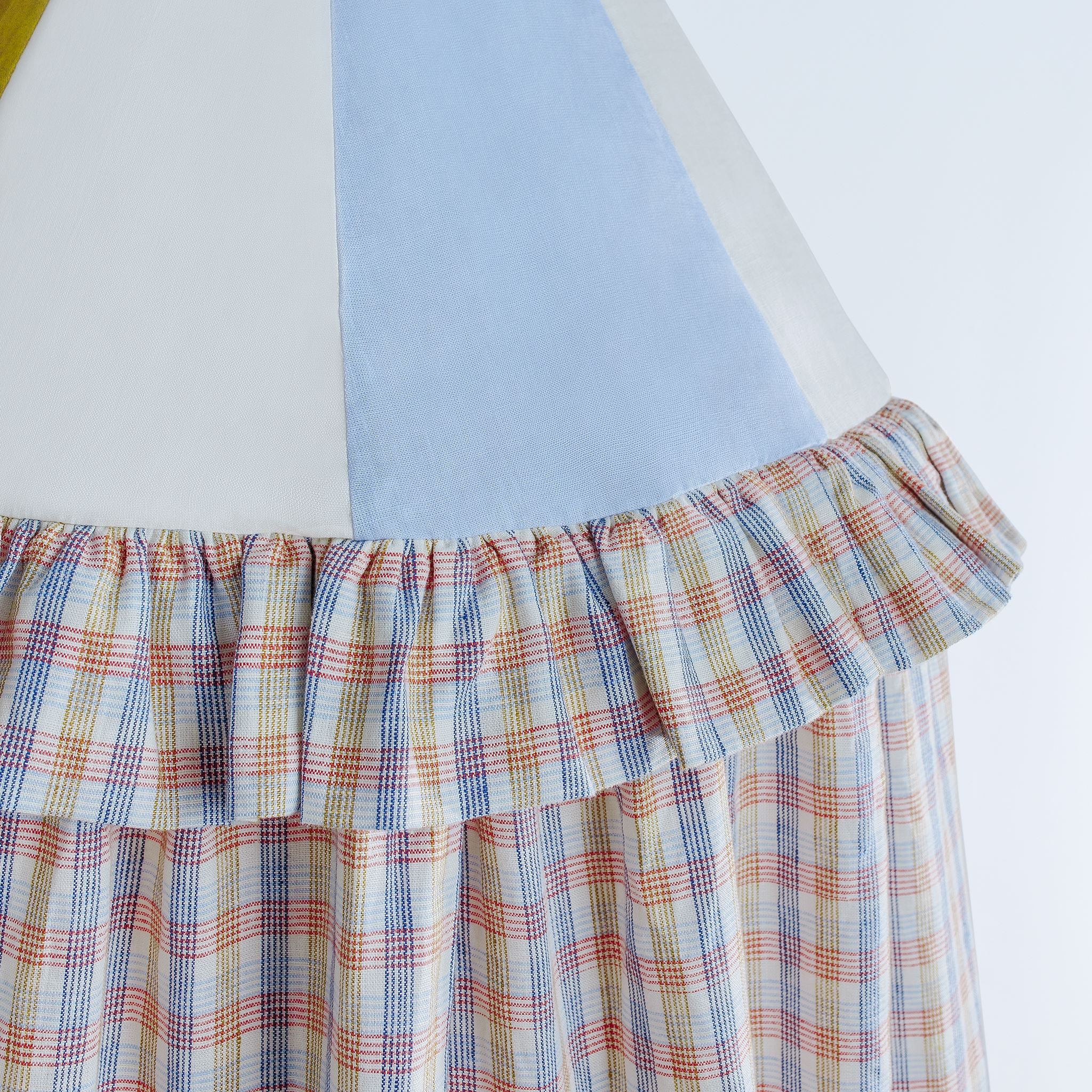 Mökki check canopy, navy