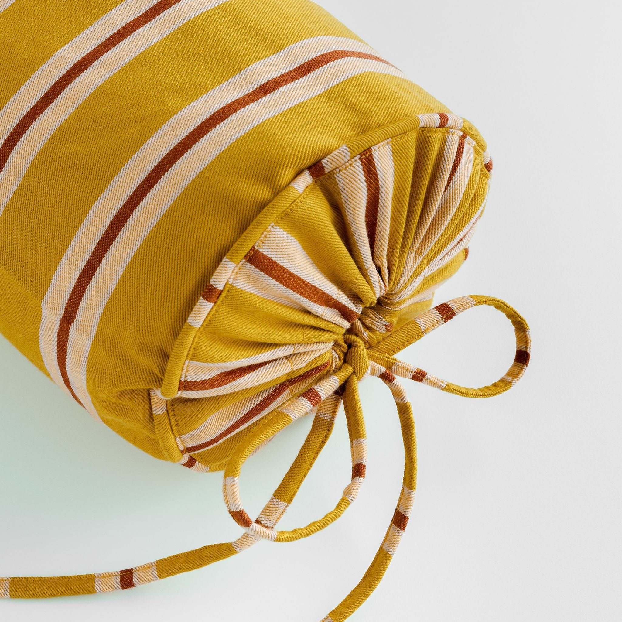 Turmeric pop stripe bolster