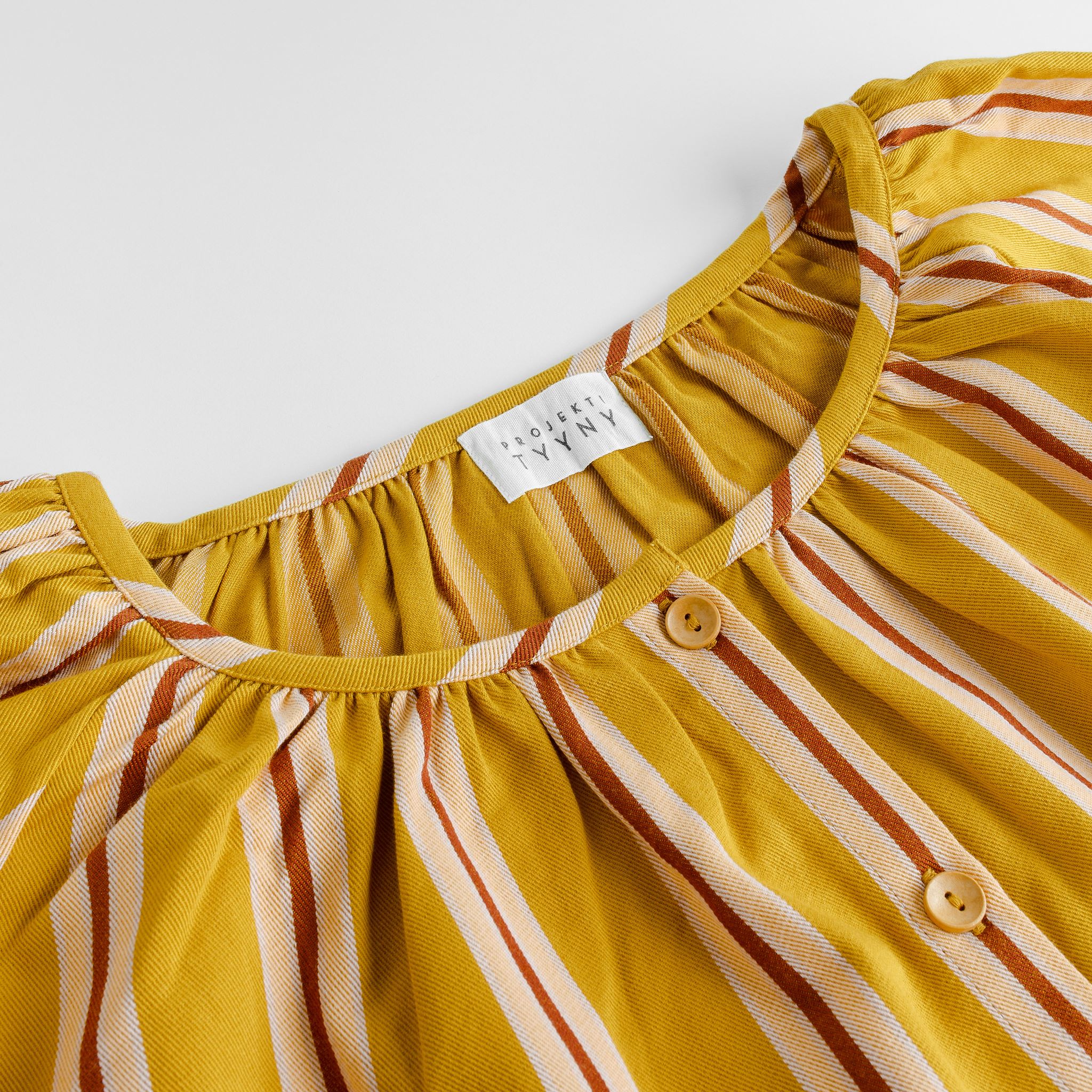 Turmeric pop stripe pyjamas