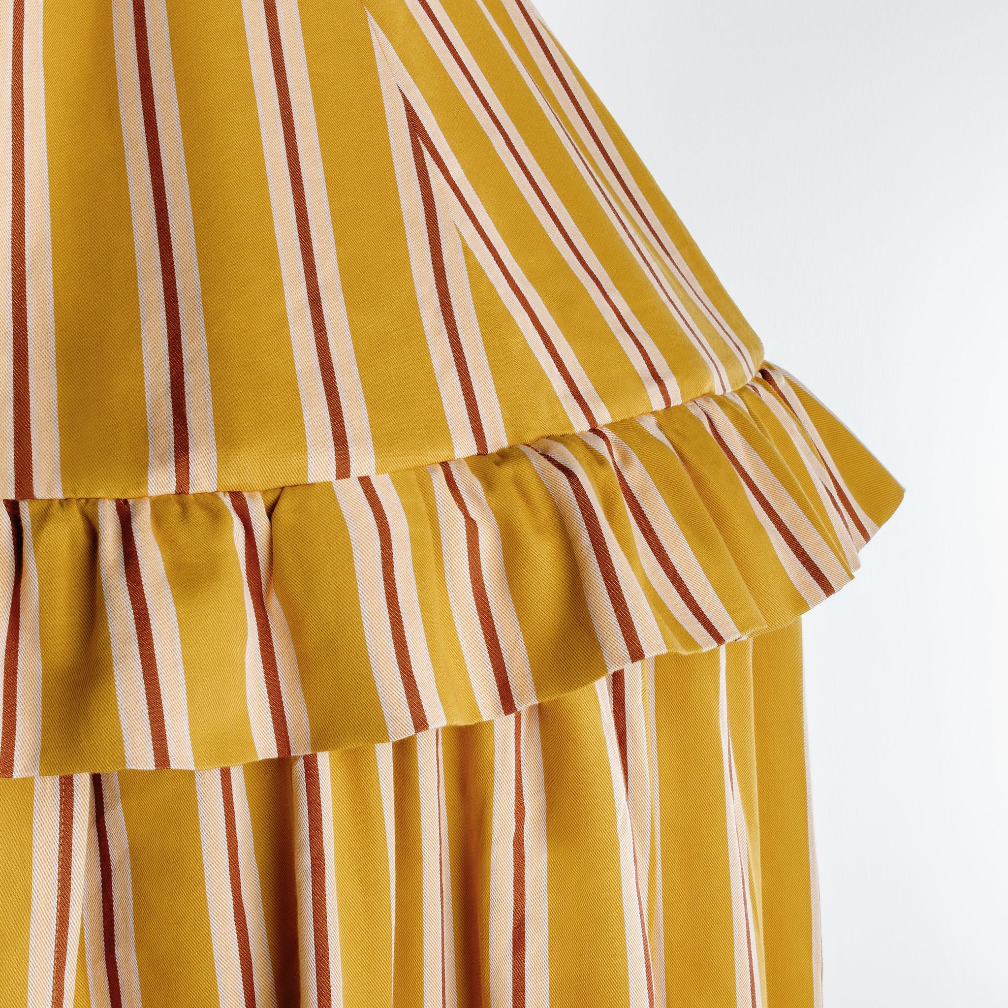 Turmeric pop stripe canopy