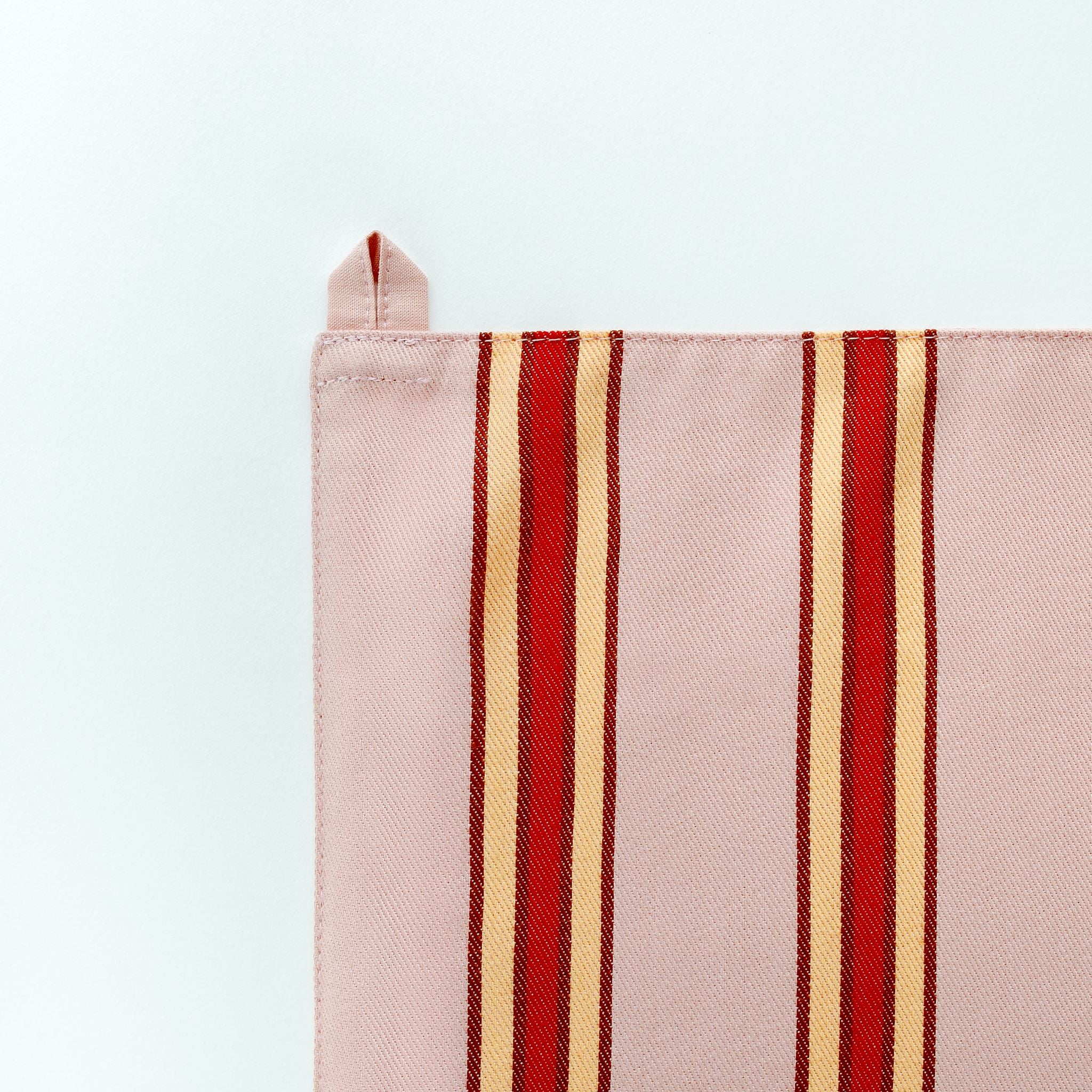 Pink cherry pop stripe toran
