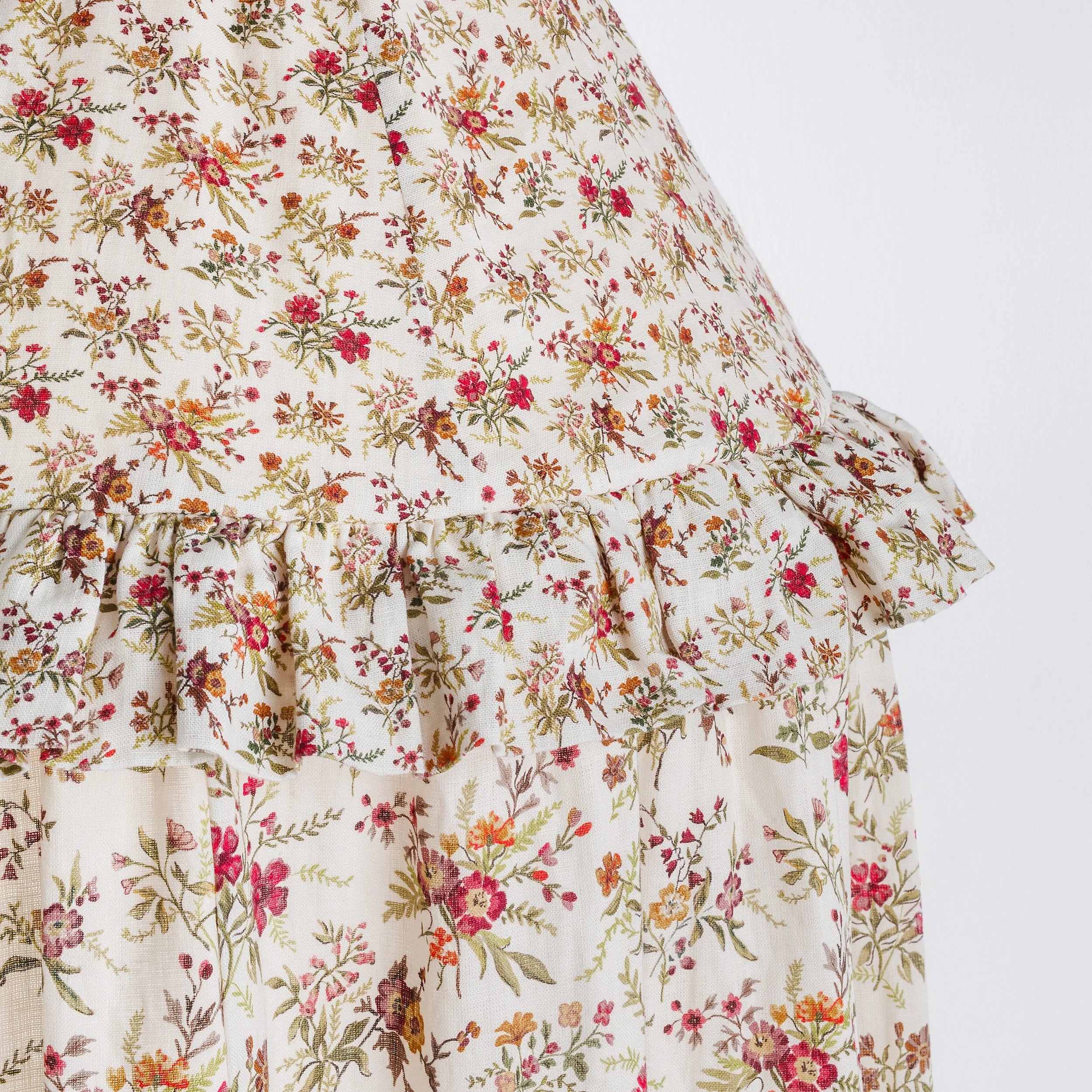Prairie floral canopy, cream