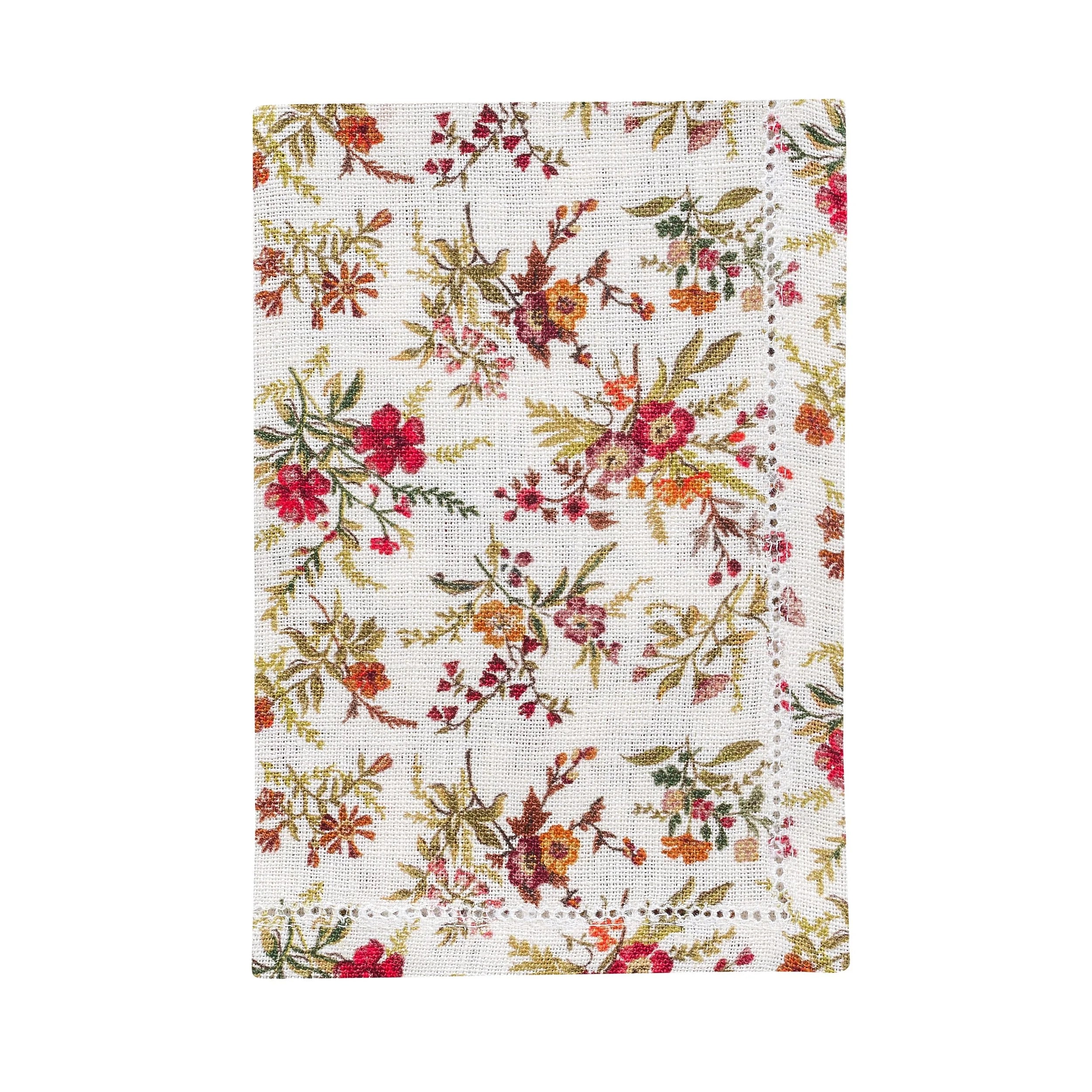 Prairie floral napkins, sold in pairs