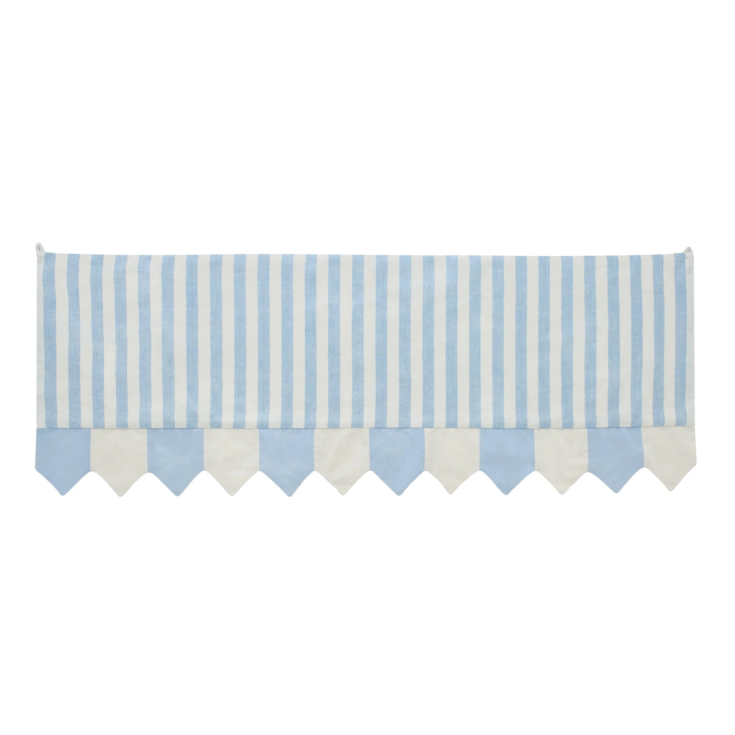 Candy stripe toran, cornflower