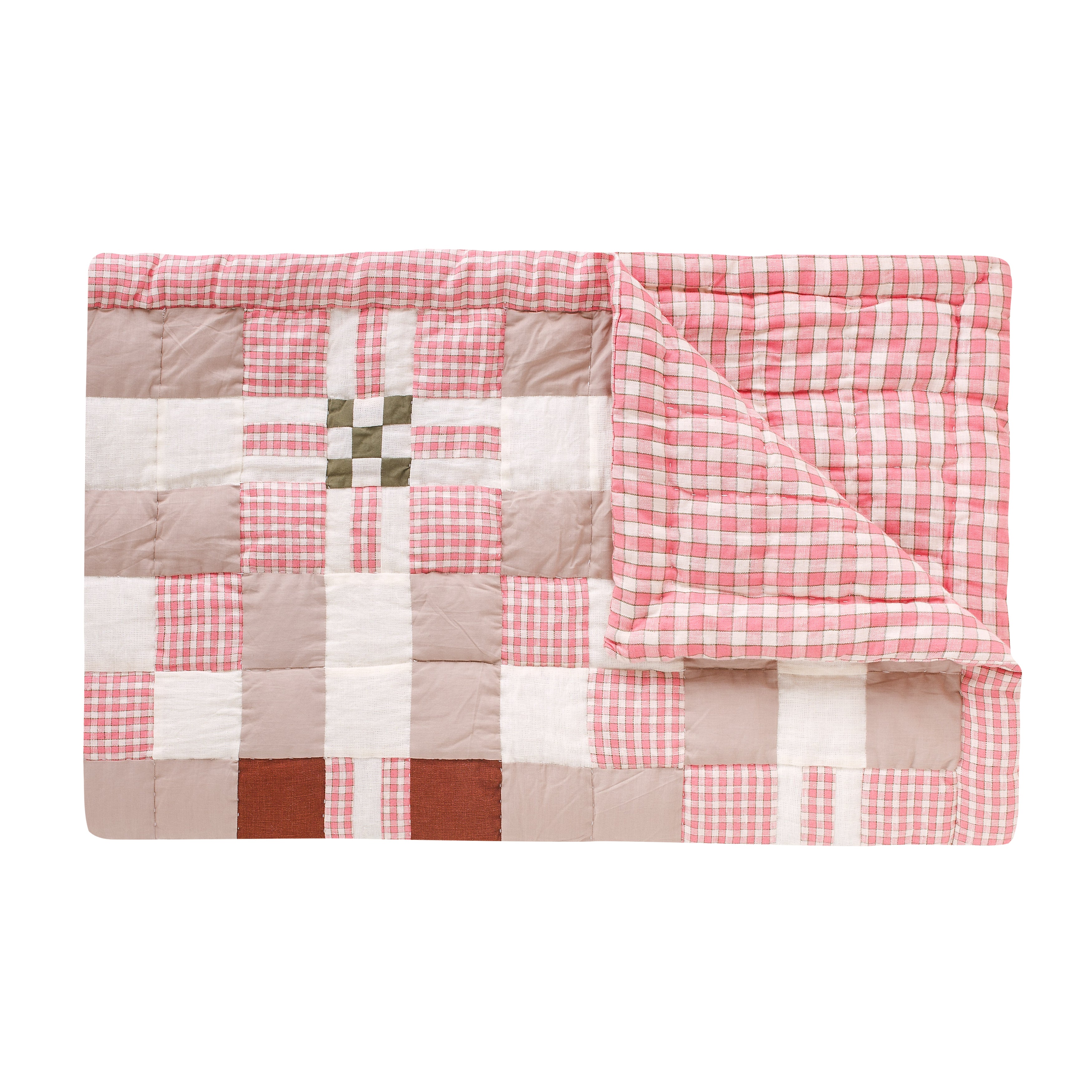 Ffion quilt, peony