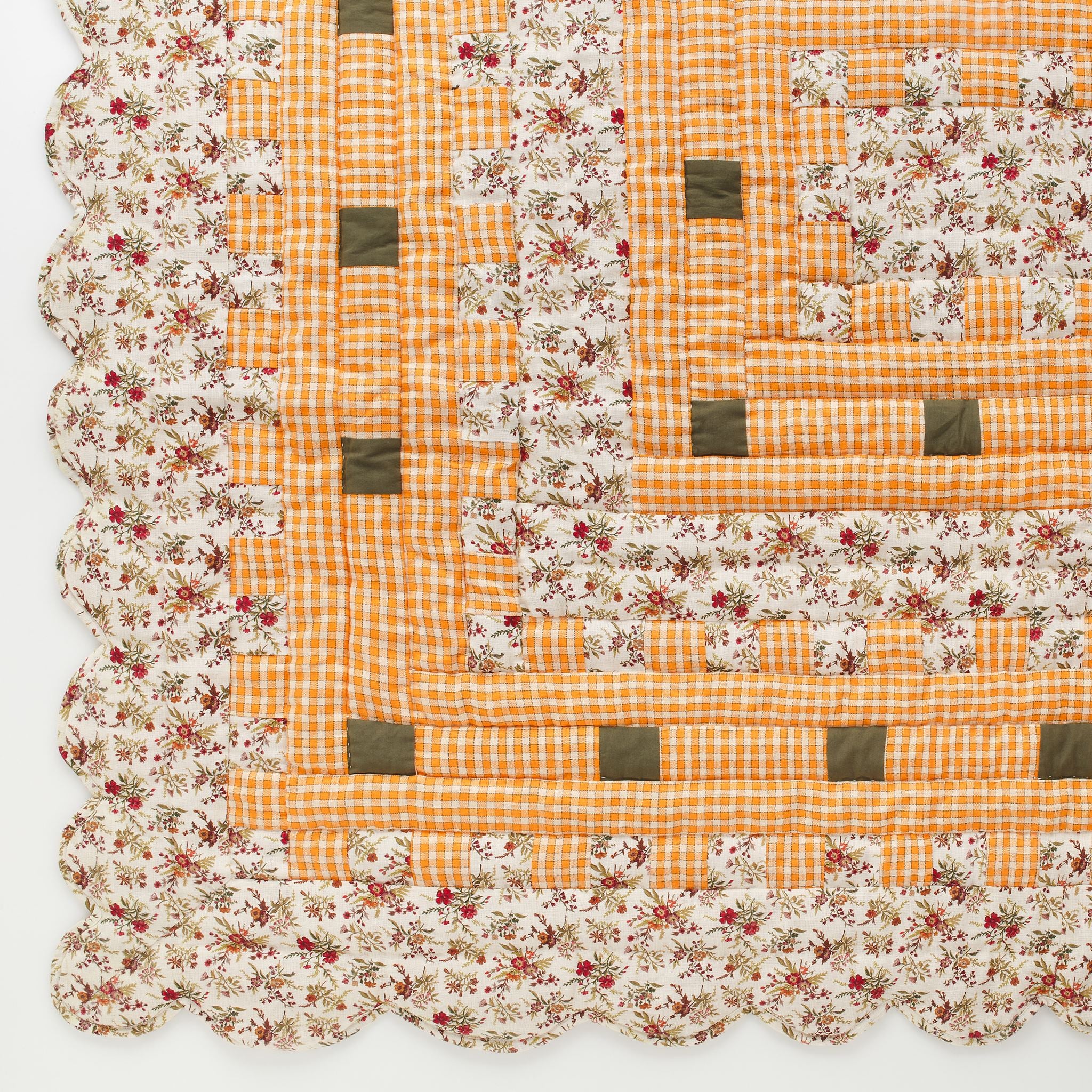 Prairie quilt, apricot
