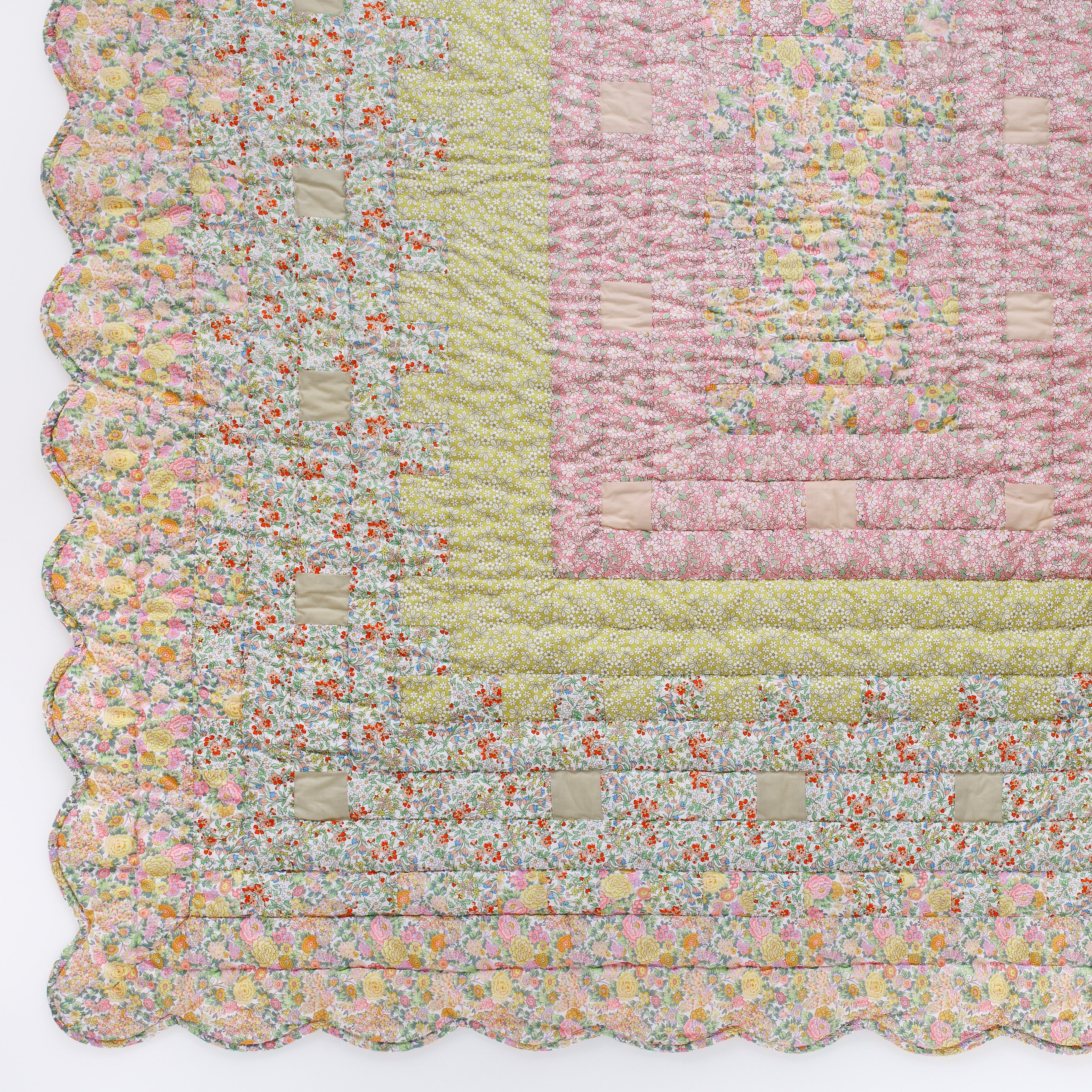 Elysian Day - Made with Liberty fabrics patchwork quilt