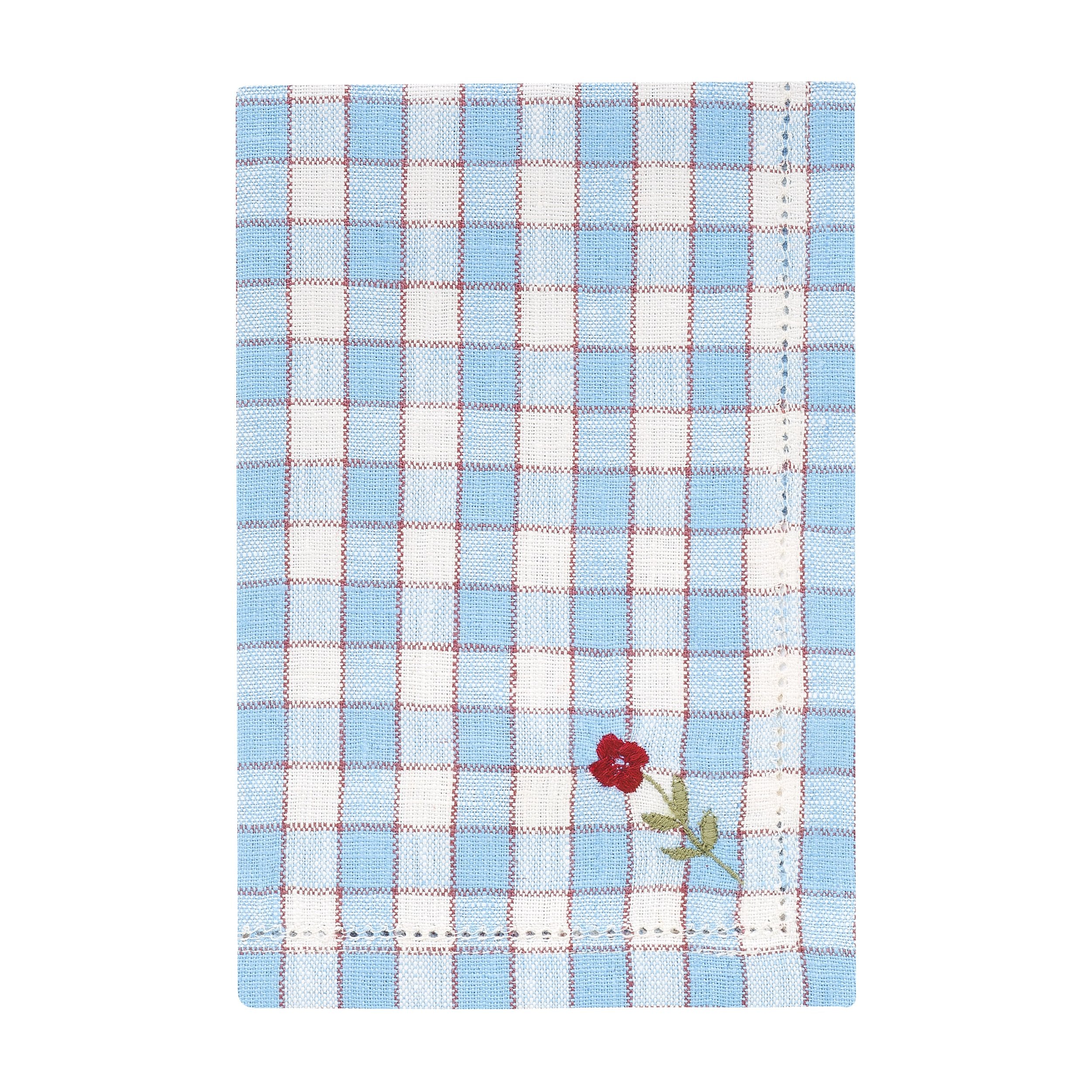 Gingham napkins, sold in pairs
