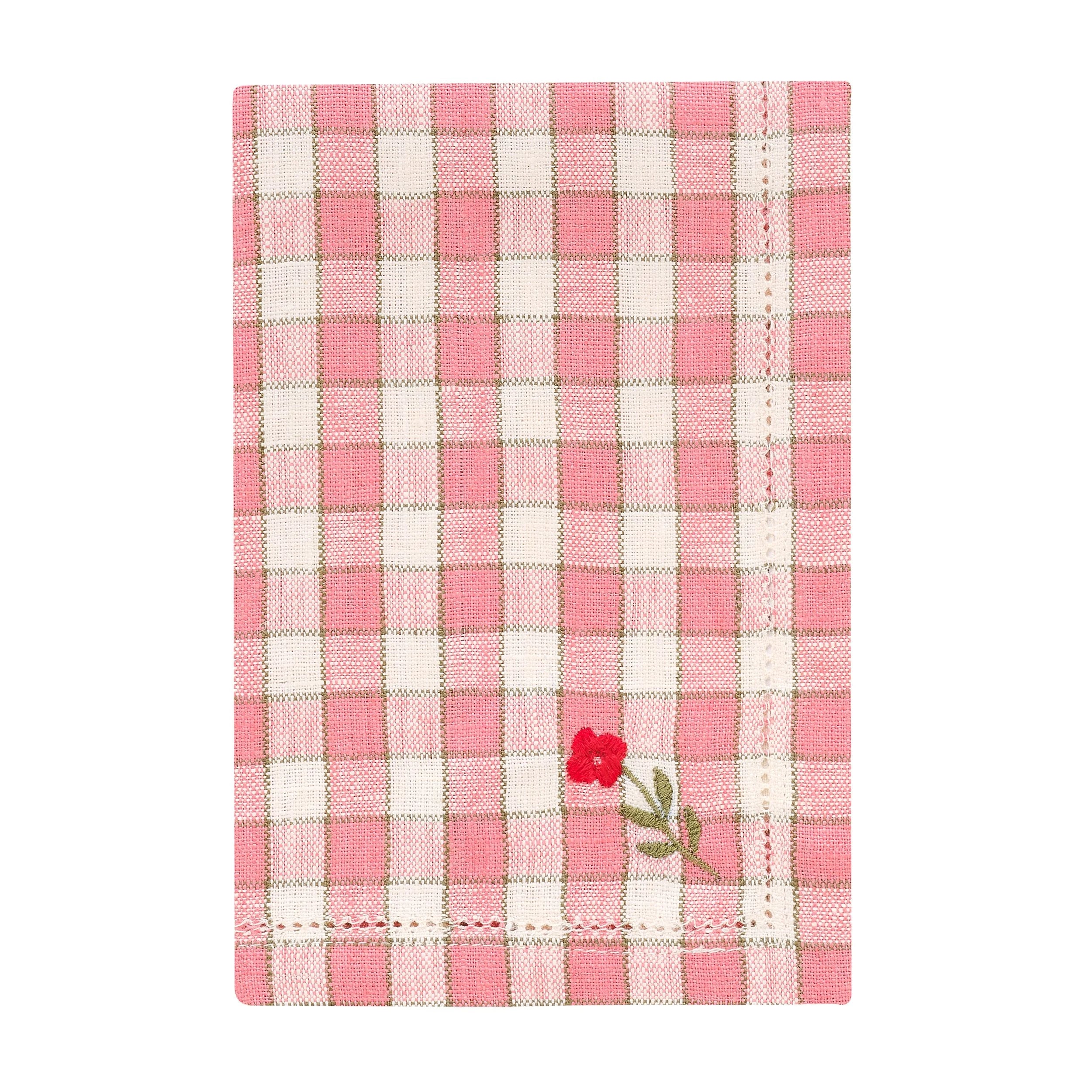 Gingham napkins, sold in pairs