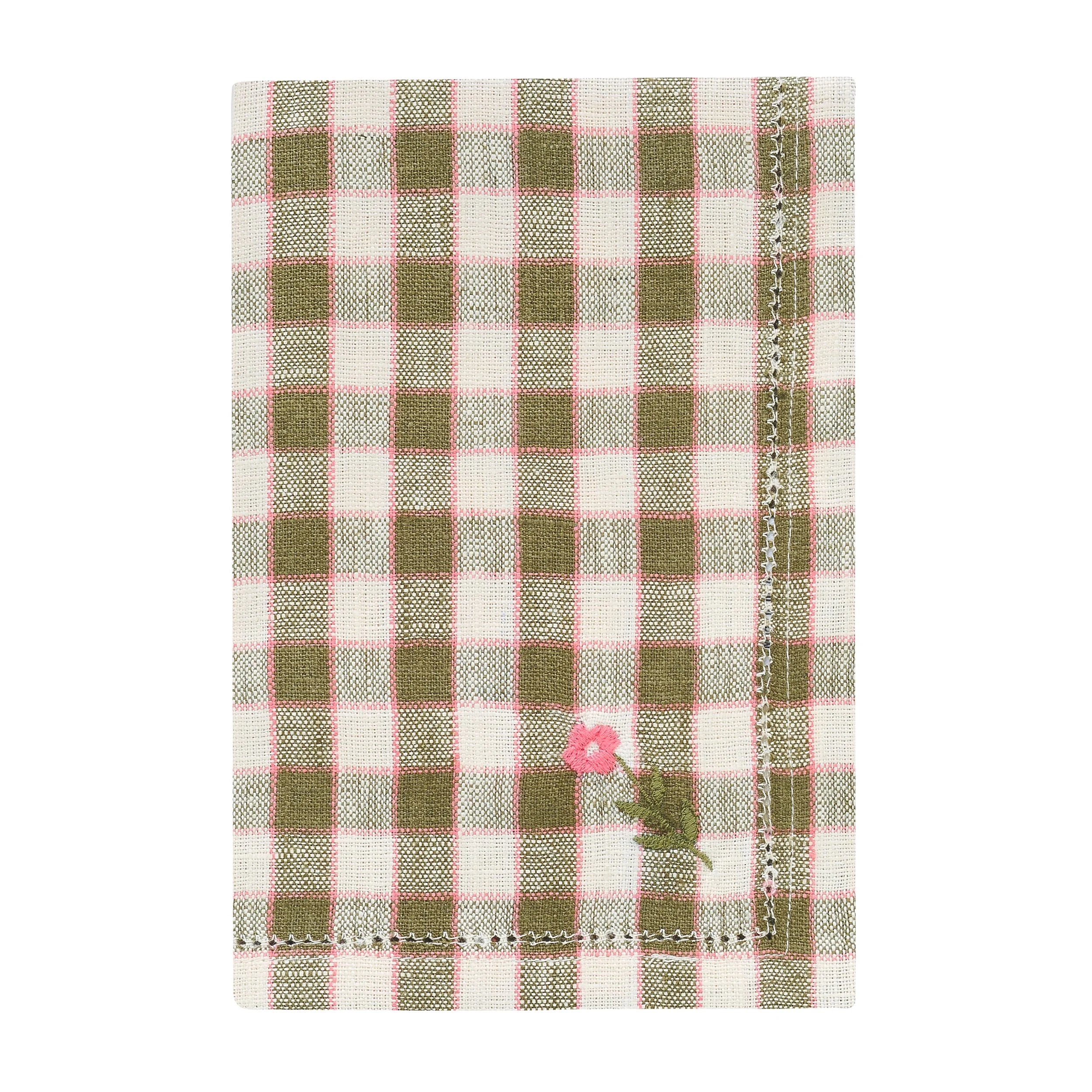 Gingham napkins, sold in pairs