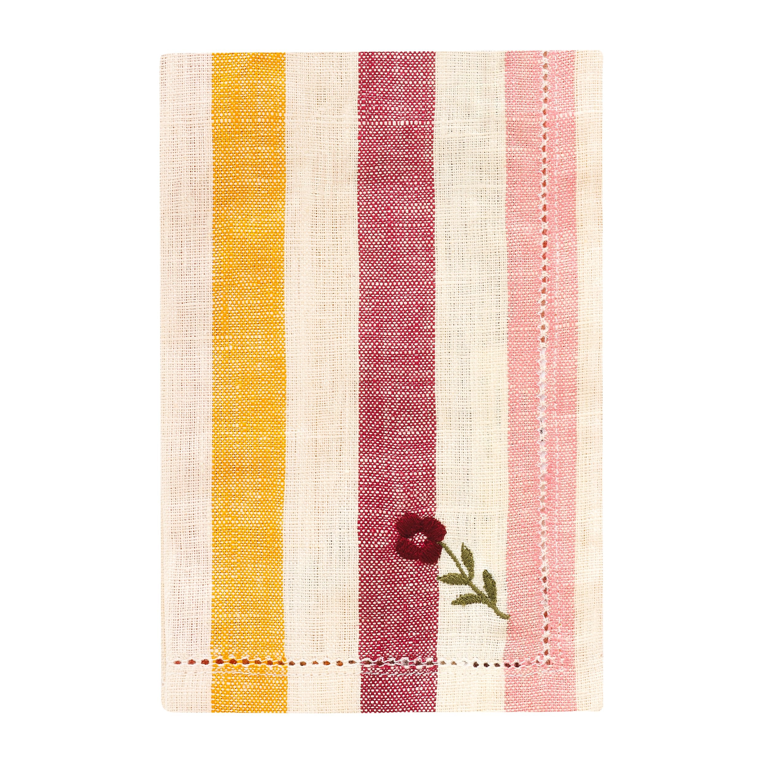 Candy stripe napkins, sold in pairs