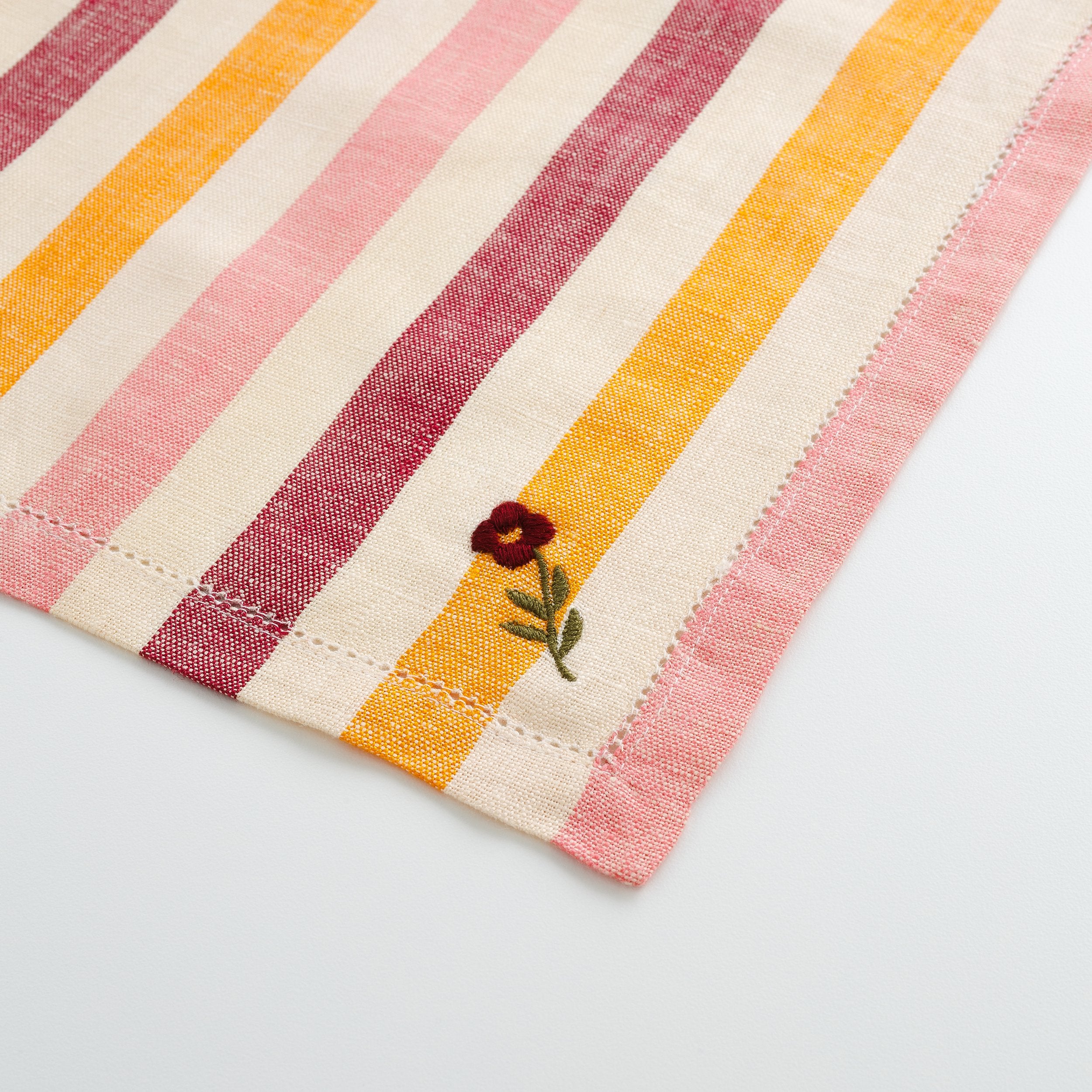 Candy stripe napkins, sold in pairs
