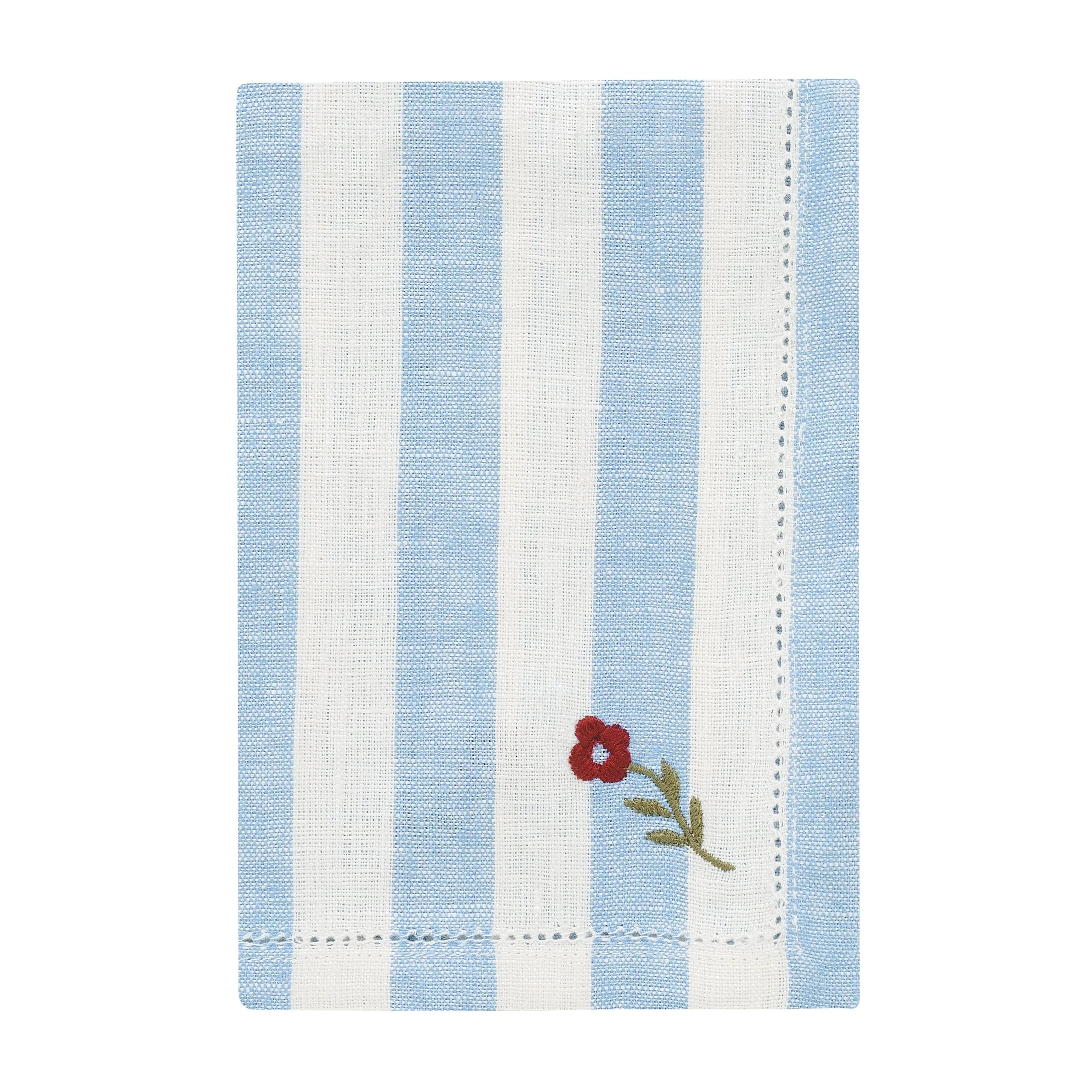 Candy stripe napkins, sold in pairs