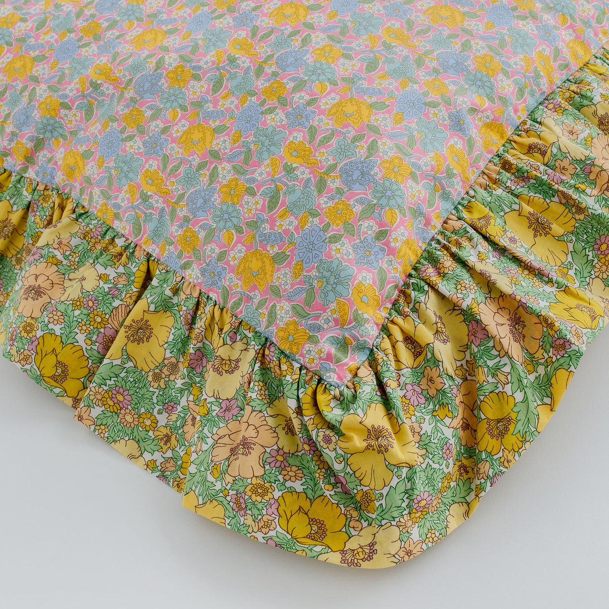 Floral Ovation, Made with Liberty Fabrics frill cushion