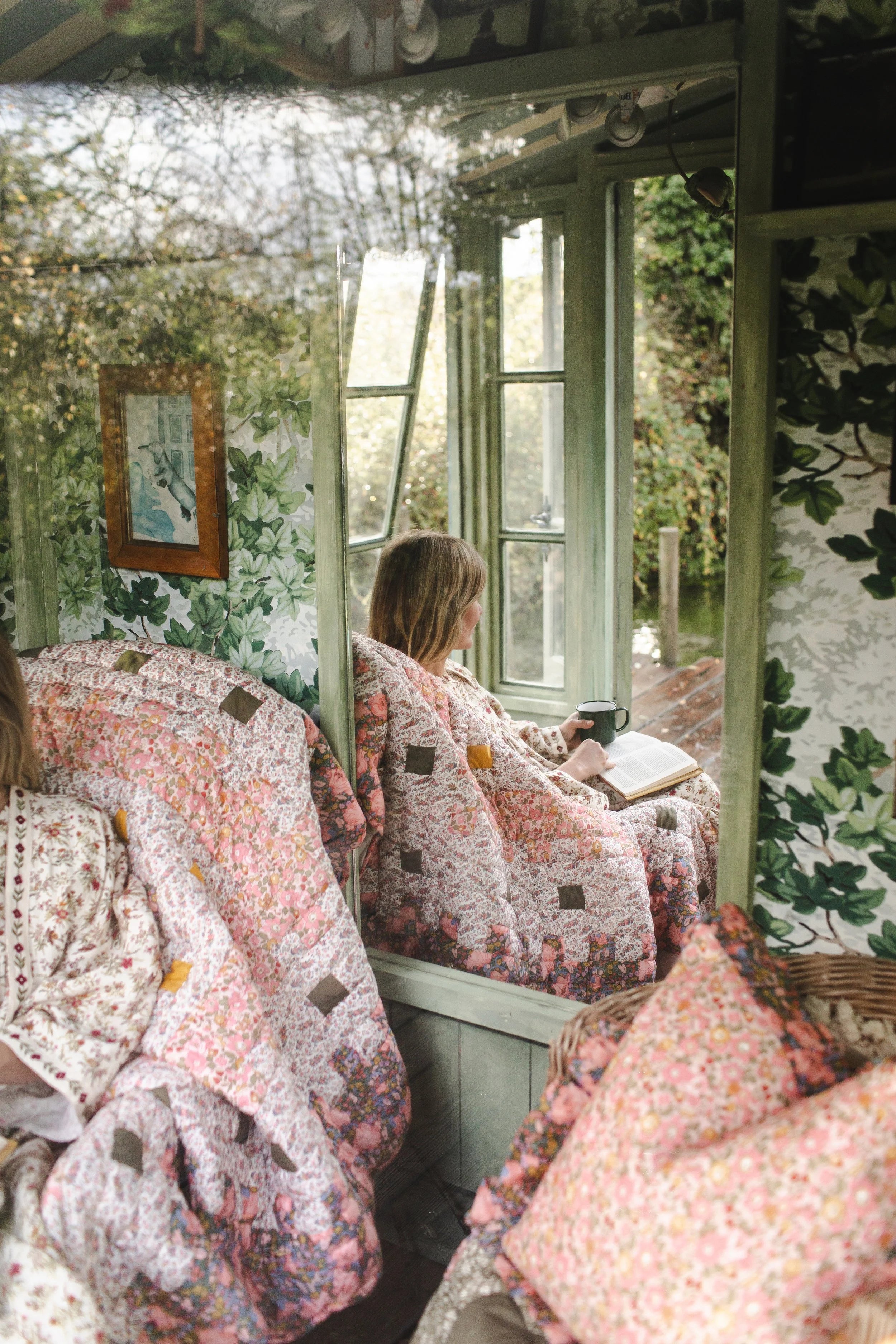 Clementina - Made with Liberty fabrics patchwork quilt
