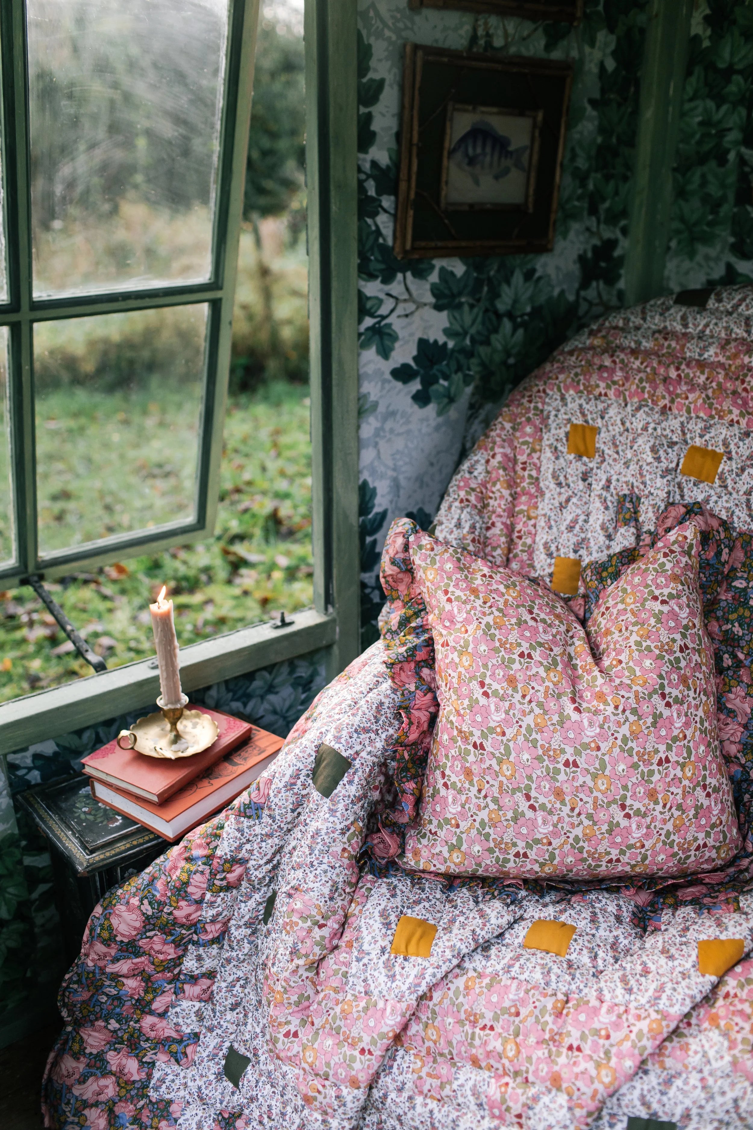 Clementina - Made with Liberty fabrics patchwork quilt